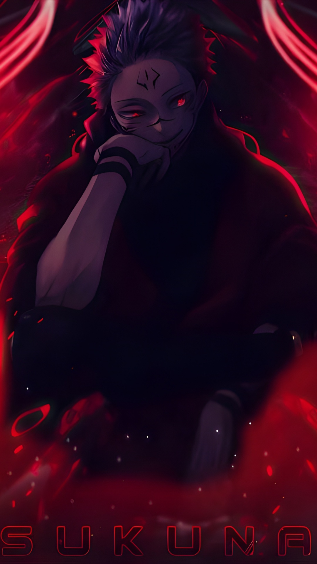 Обои аниме, в DayZ аниме, мультик, рёмен его ноги, Юдзи Итадори в разрешении 1080x1920