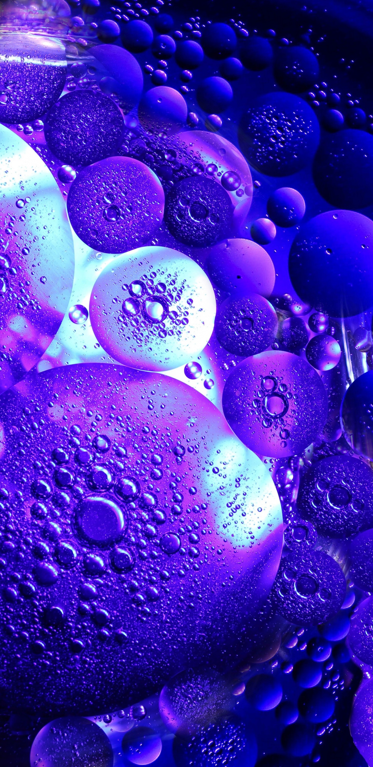 Обои синий, вода, пурпур, Фиолетовый, сфера в разрешении 1440x2960