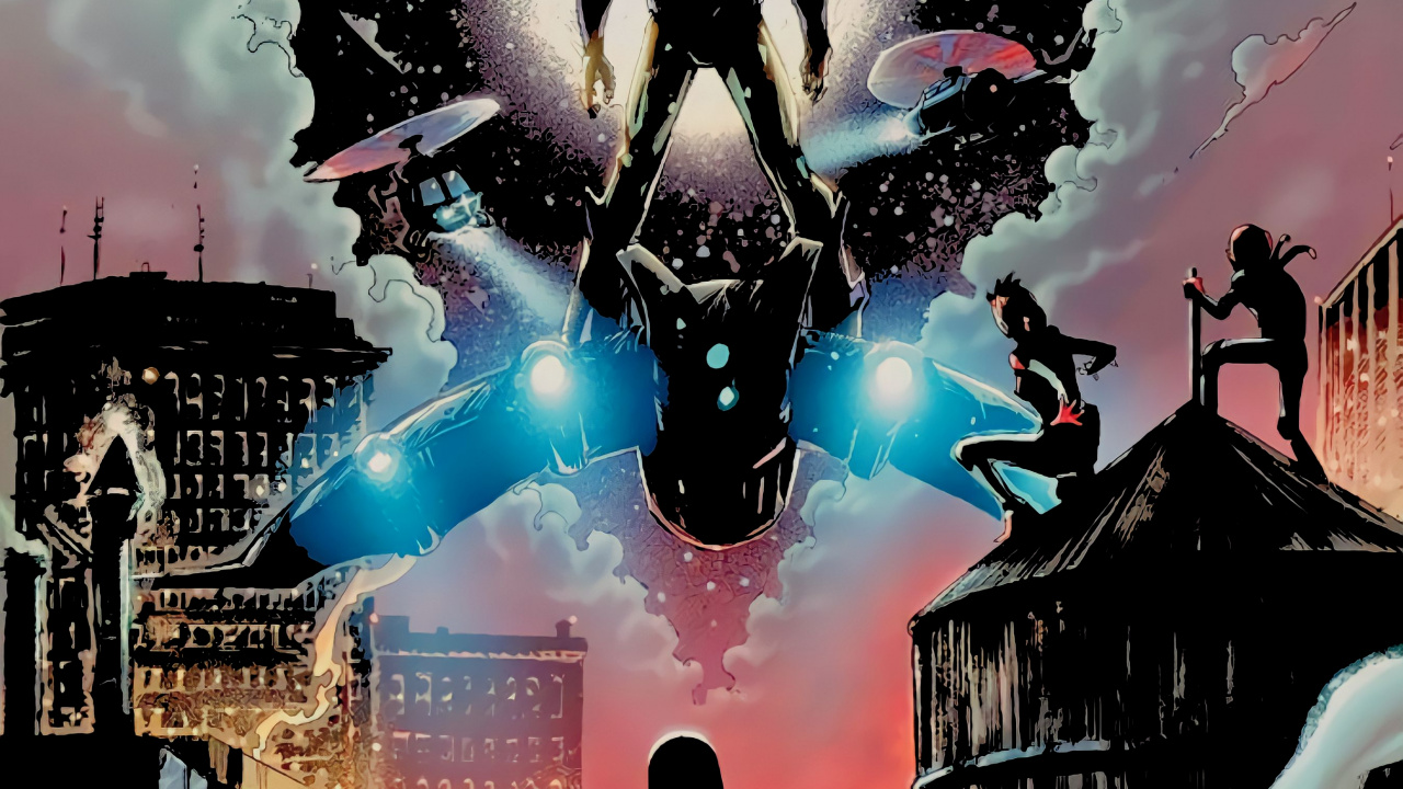 Обои человек-паук, Шокер, превосходный человек-паук, комиксы Марвел, лига комиков в разрешении 1280x720