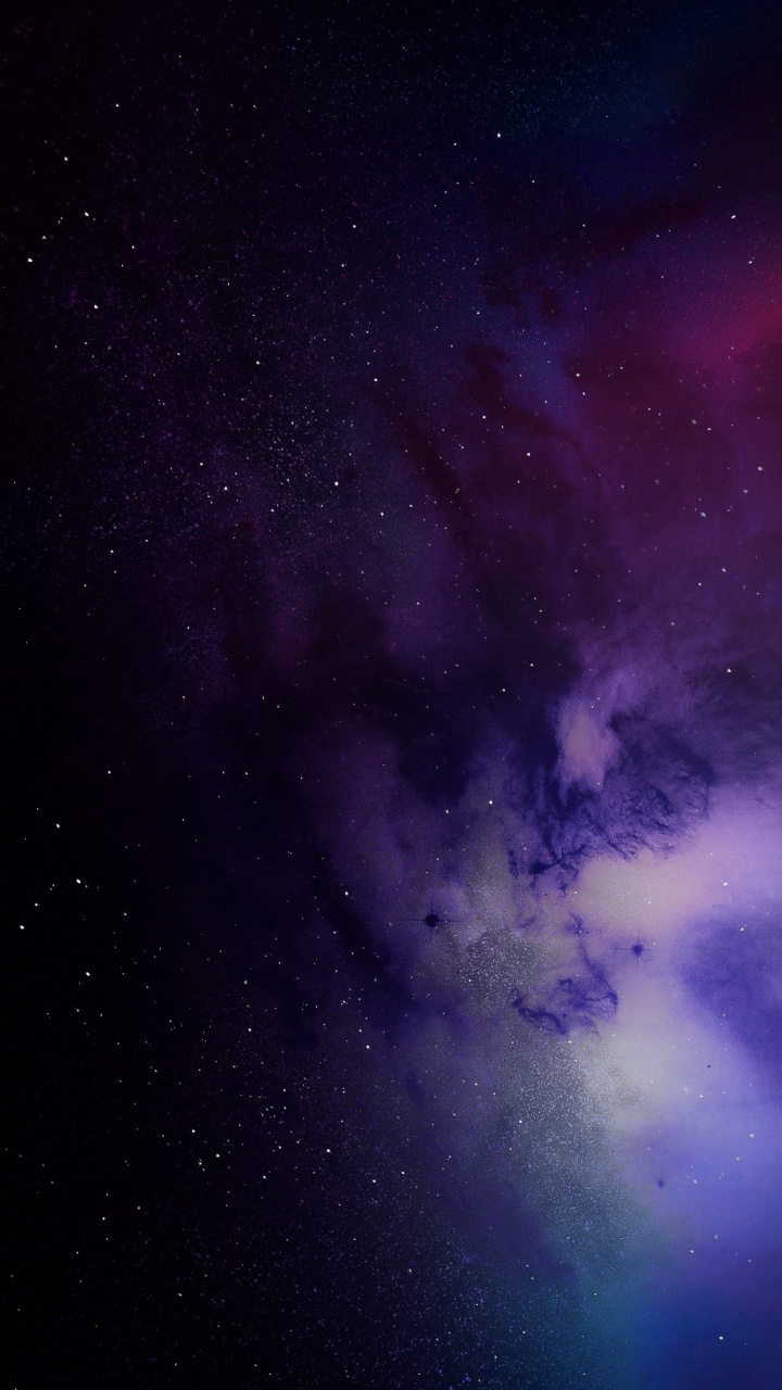 Обои атмосфера, облако, пурпур, астрономический объект, звезда в разрешении 720x1280