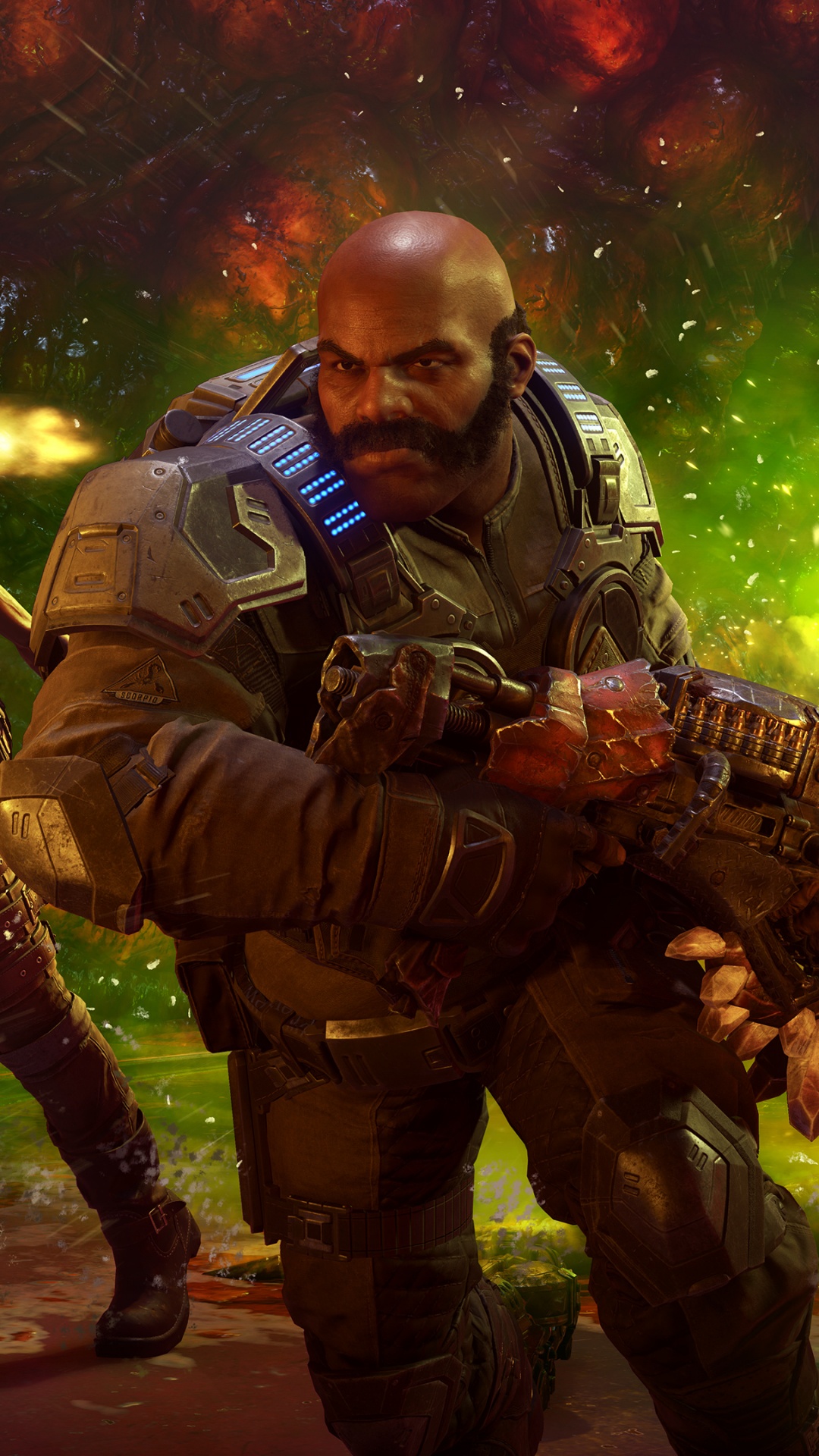 Обои Шестерни 5, Игра Студии Xbox, многопользовательская видео игра, компьютерная игра, кино в разрешении 1080x1920