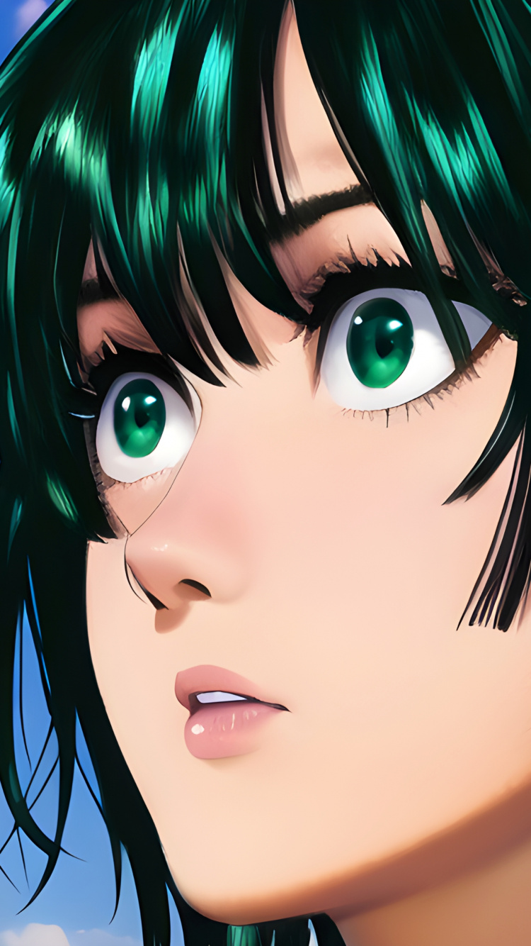 Обои opm fubuki манга панели цветные, префектура Сайтама, аниме, Генос, Один Удар Человек в разрешении 750x1334