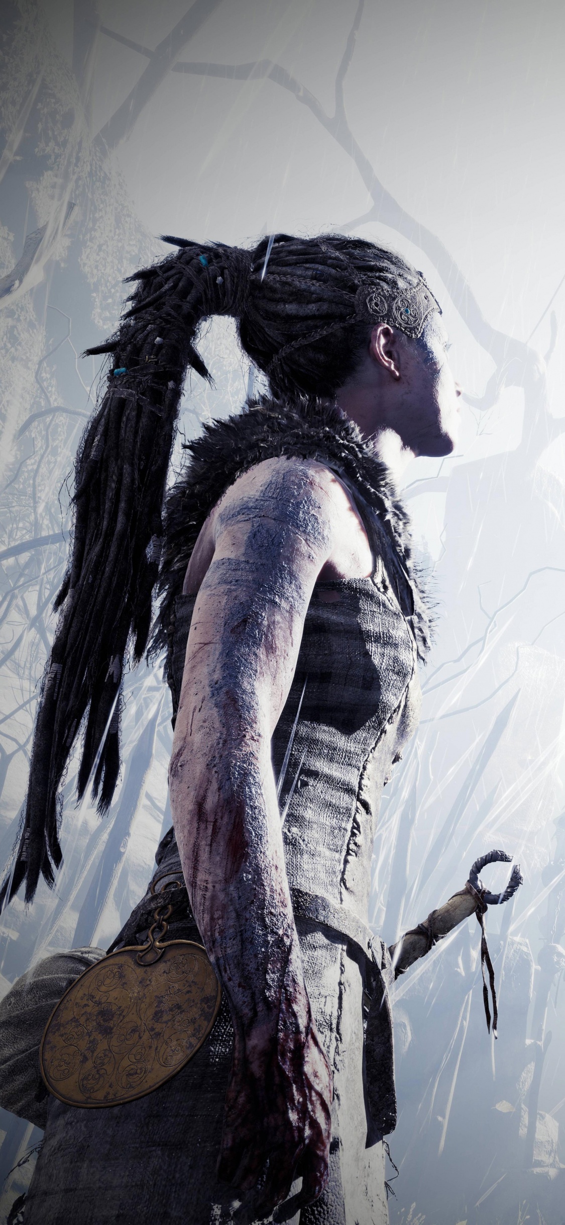 Обои темнота, лед, замораживание, игра, видеоигра в разрешении 1125x2436