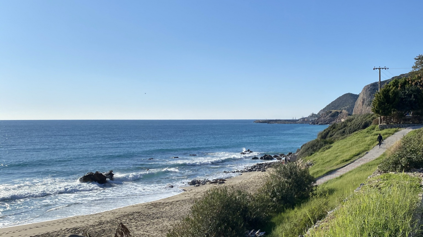 Обои национальный парк Куршская коса, вода, растение, экорегион, природный ландшафт в разрешении 1366x768