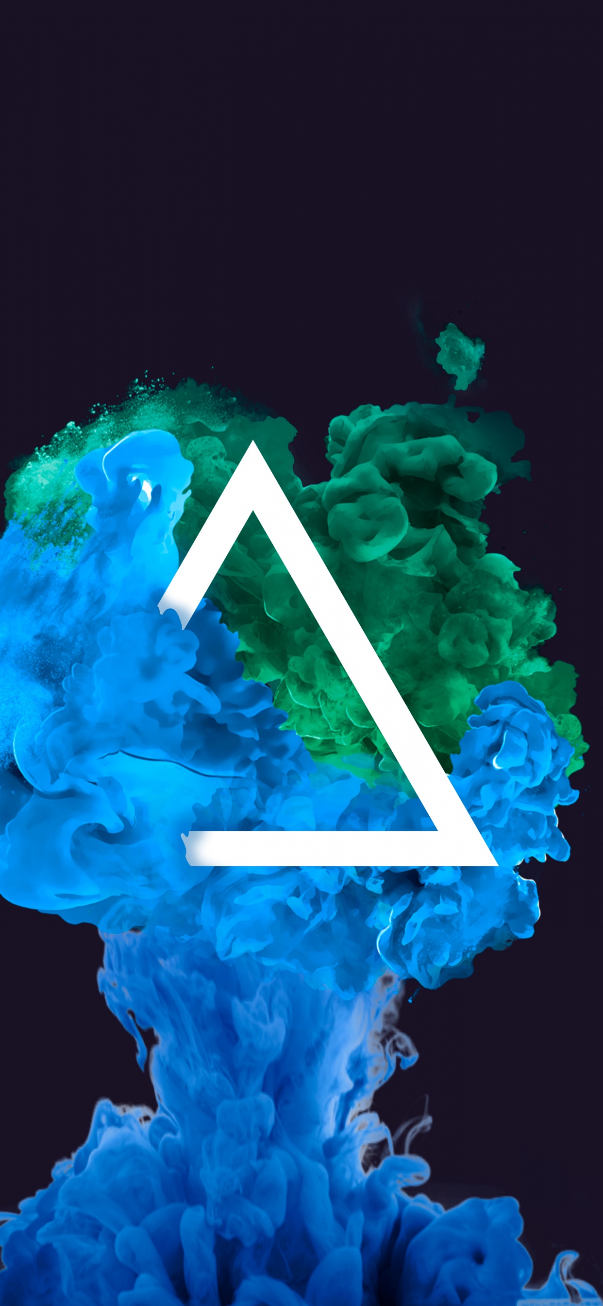 Обои смартфон, лазурный, Аква, электрик, графика в разрешении 1242x2688