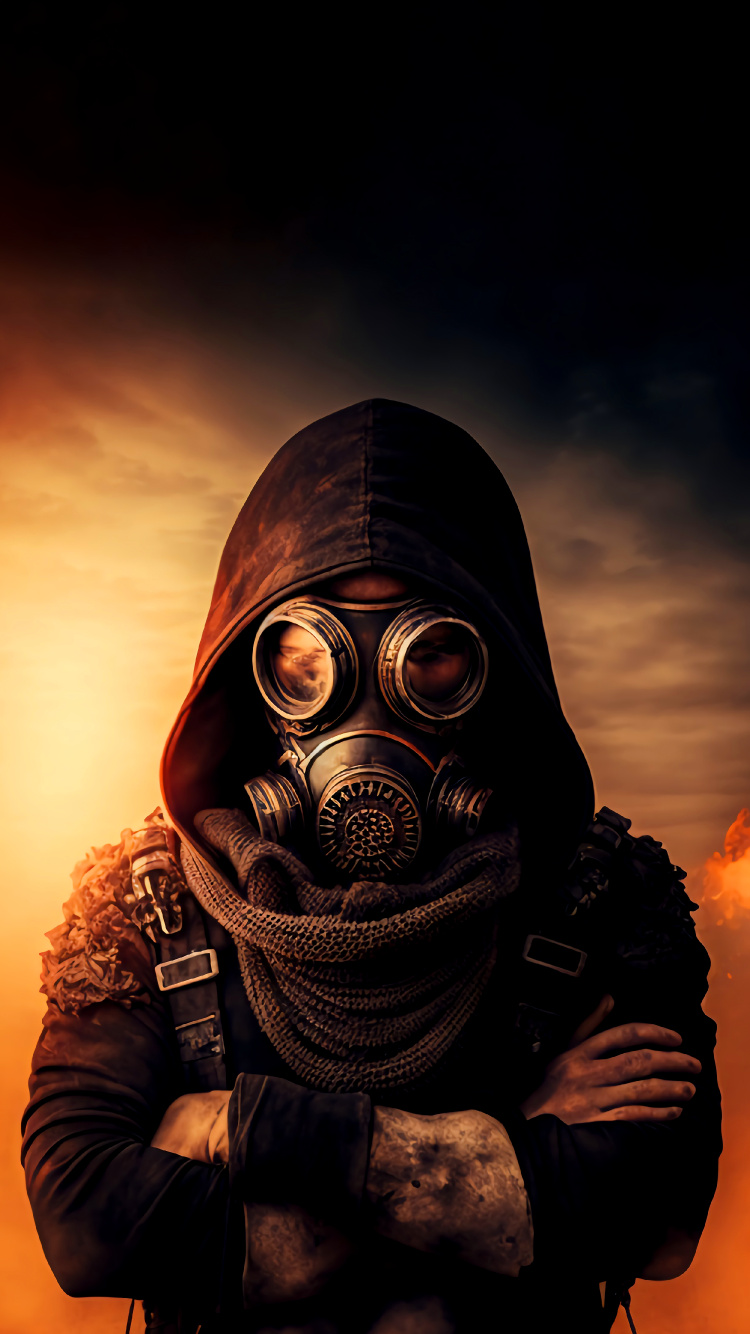 Обои национальный музей естествознания, облако, рукав, очки, противогаз в разрешении 750x1334