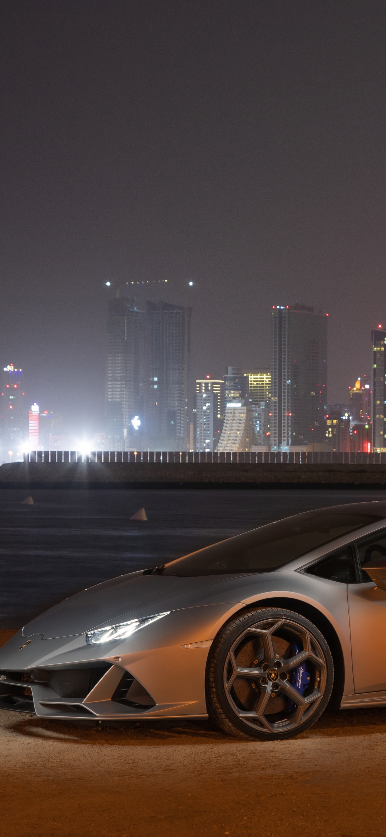 Обои Ламборджини, спорткар, авто, lamborghini huracan evo, суперкар в разрешении 1242x2688