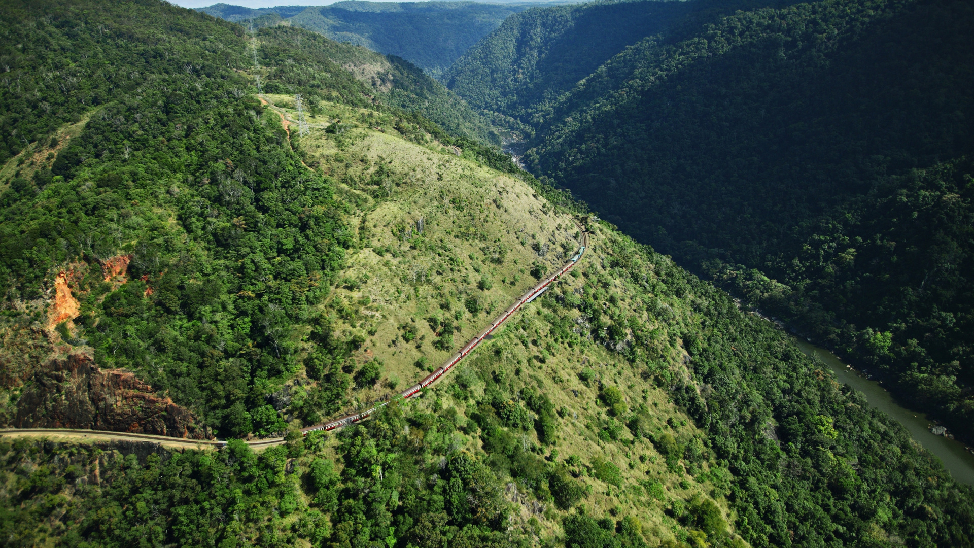 Обои растительность, нагорье, горная станция, природный заповедник, откос в разрешении 1920x1080
