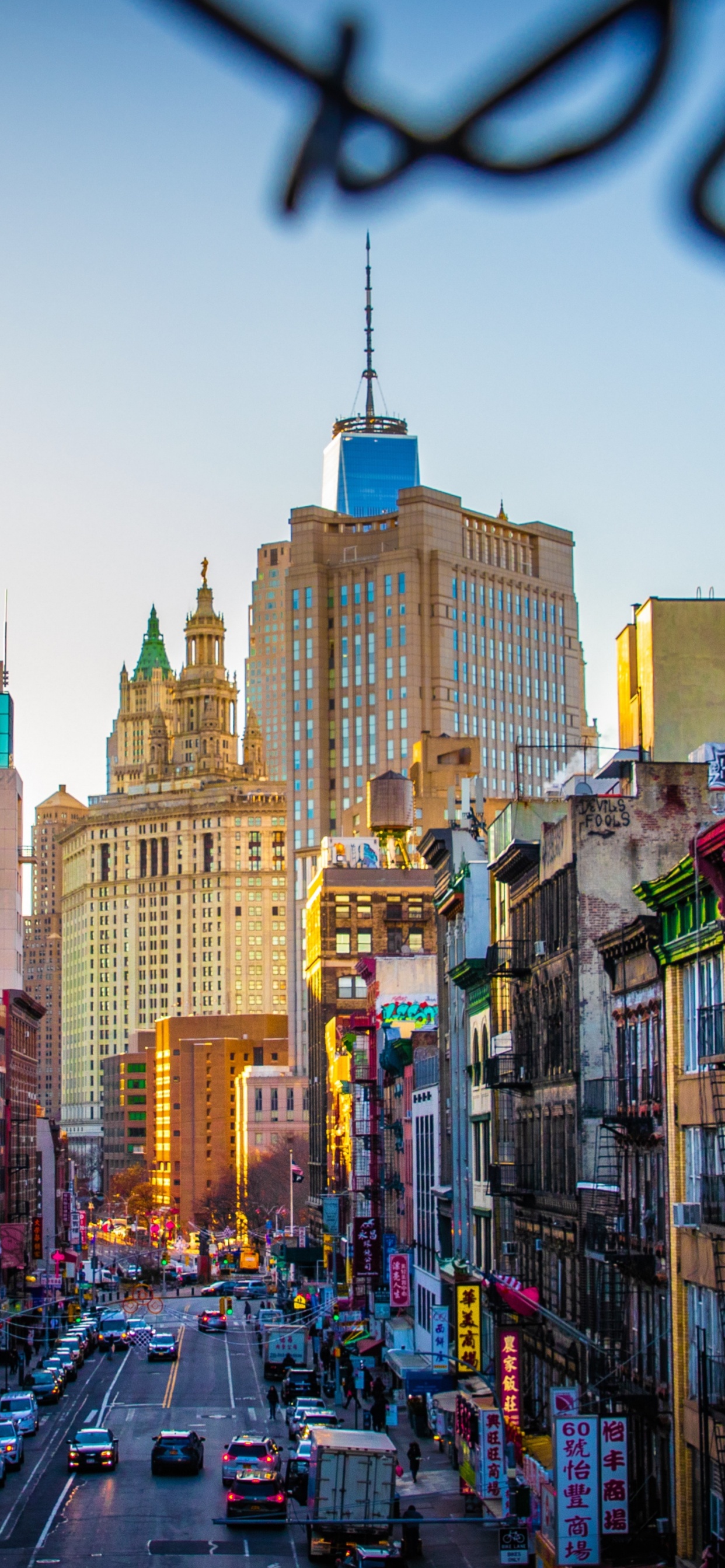 Обои чайнатаун, НьюЙорк, городской район, город, метрополия в разрешении 1242x2688