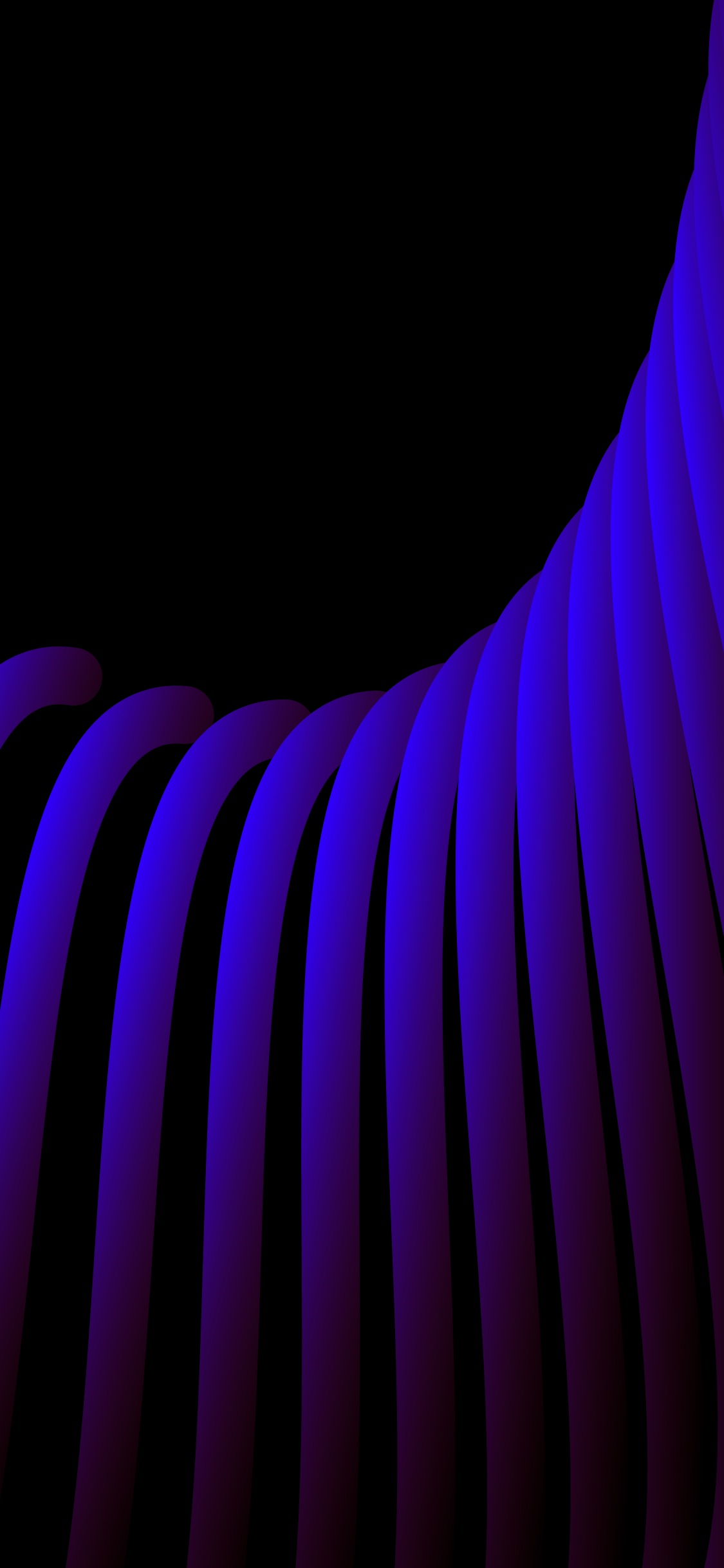 Обои круг, пурпур, Фиолетовый, газ, симметрия в разрешении 1125x2436