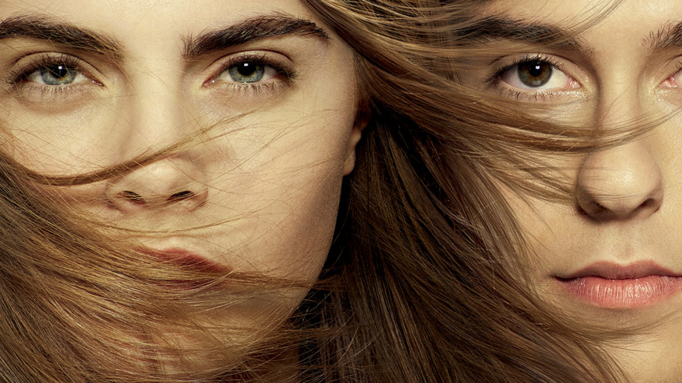 Обои волосы, бровь, нос, щека, красота в разрешении 1366x768