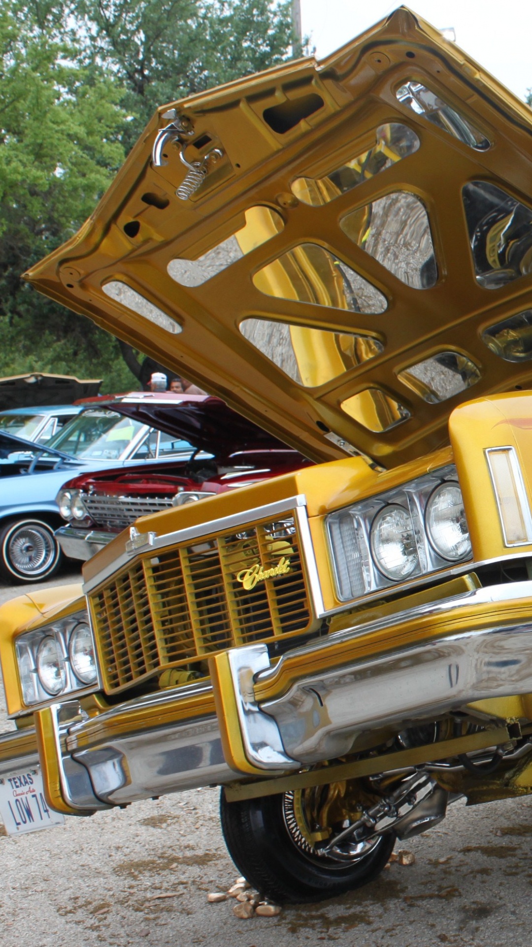 Обои Шевроле Импала, авто, лоурайдер, пользовательские автомобиль, Шевроле в разрешении 1080x1920