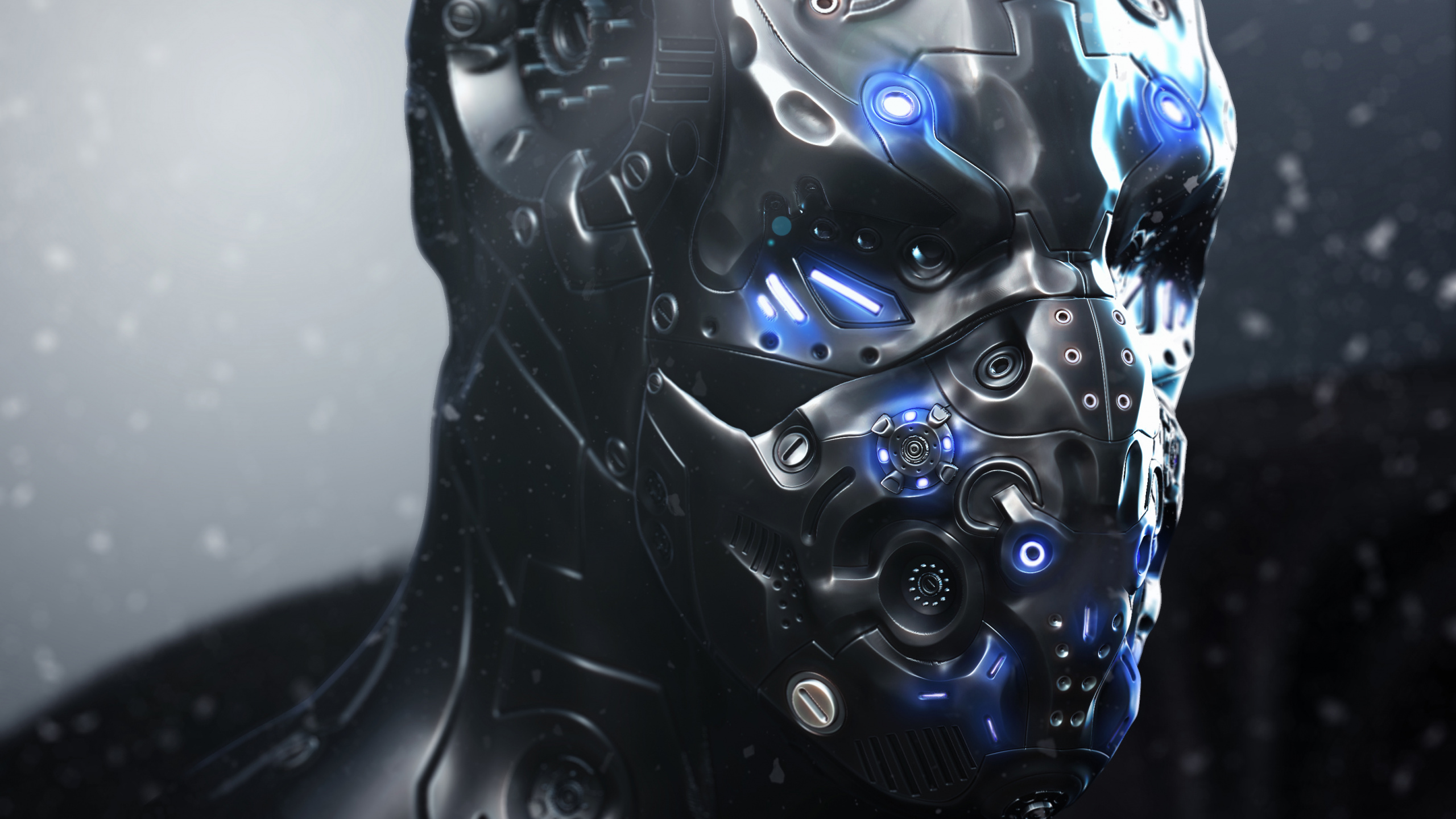 Обои Бэтмен, вода, фигурка, игры, робот в разрешении 2560x1440