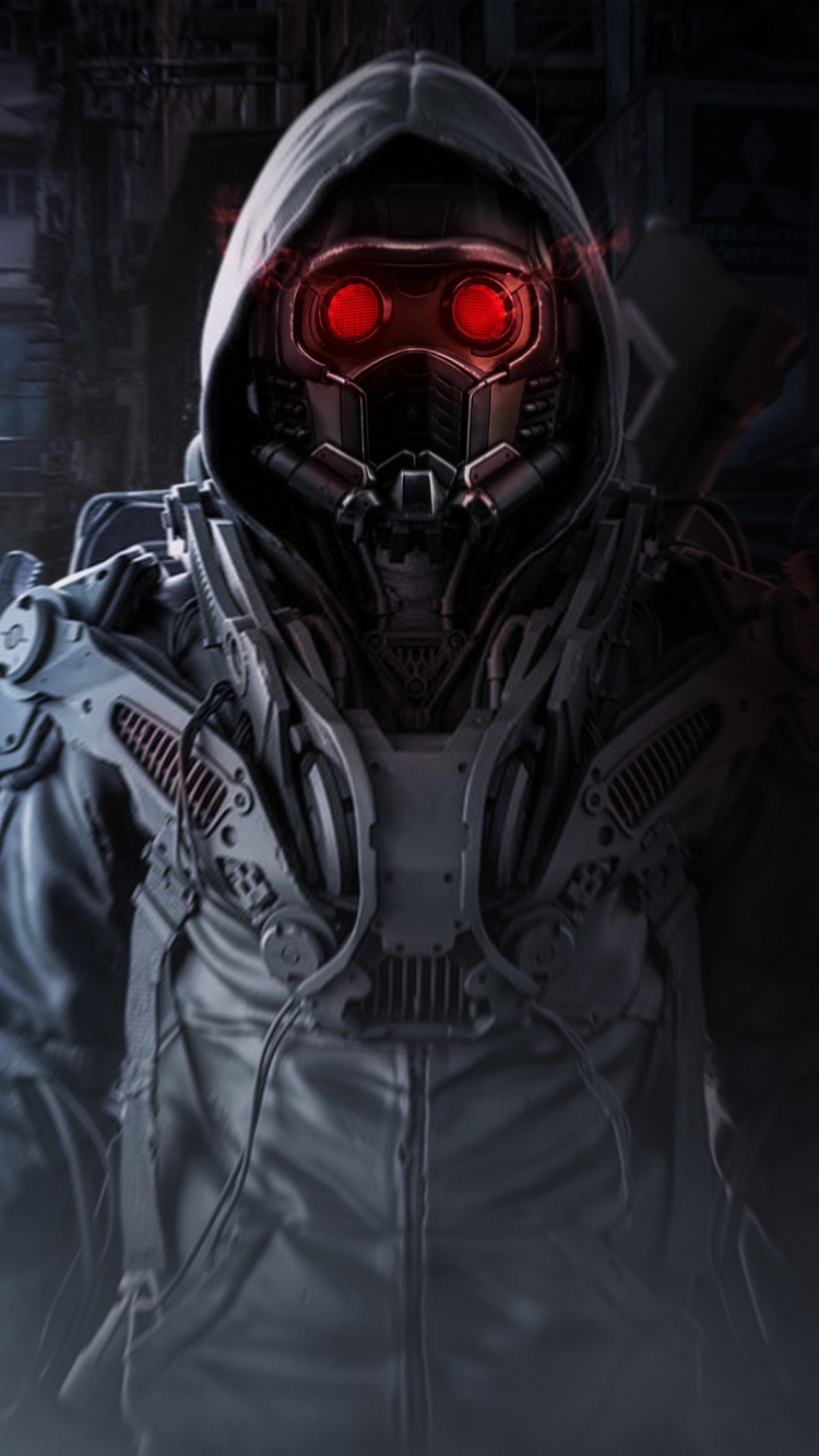 Обои броня, soundcloud, рукав, темнота, кармин в разрешении 750x1334