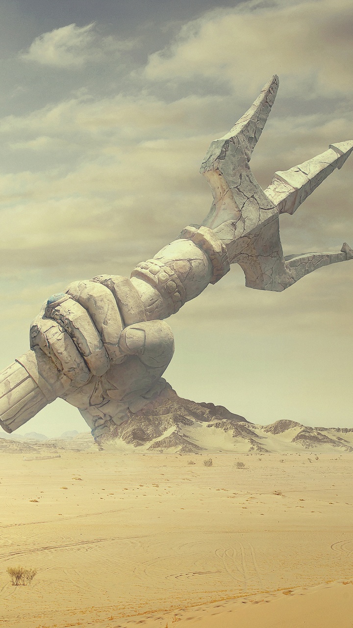 Обои облако, пейзаж, песок, экорегион, пустыня в разрешении 720x1280