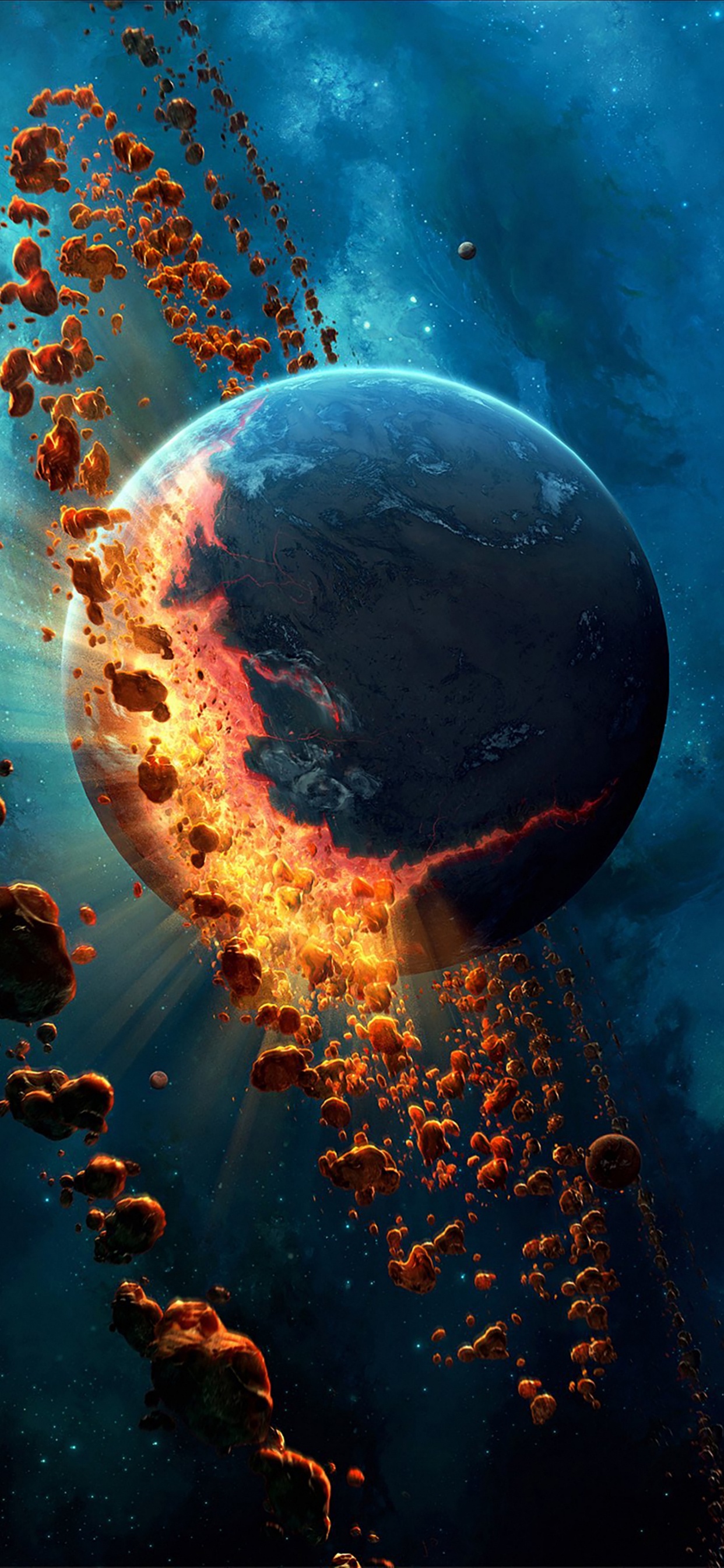 Обои земля, планета, космос, мир, стратегии видео игры в разрешении 1242x2688