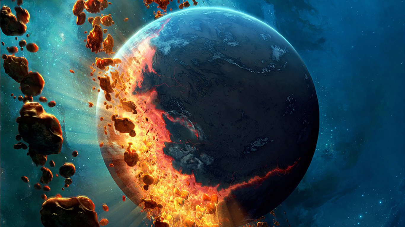 Обои земля, планета, космос, мир, стратегии видео игры в разрешении 1366x768