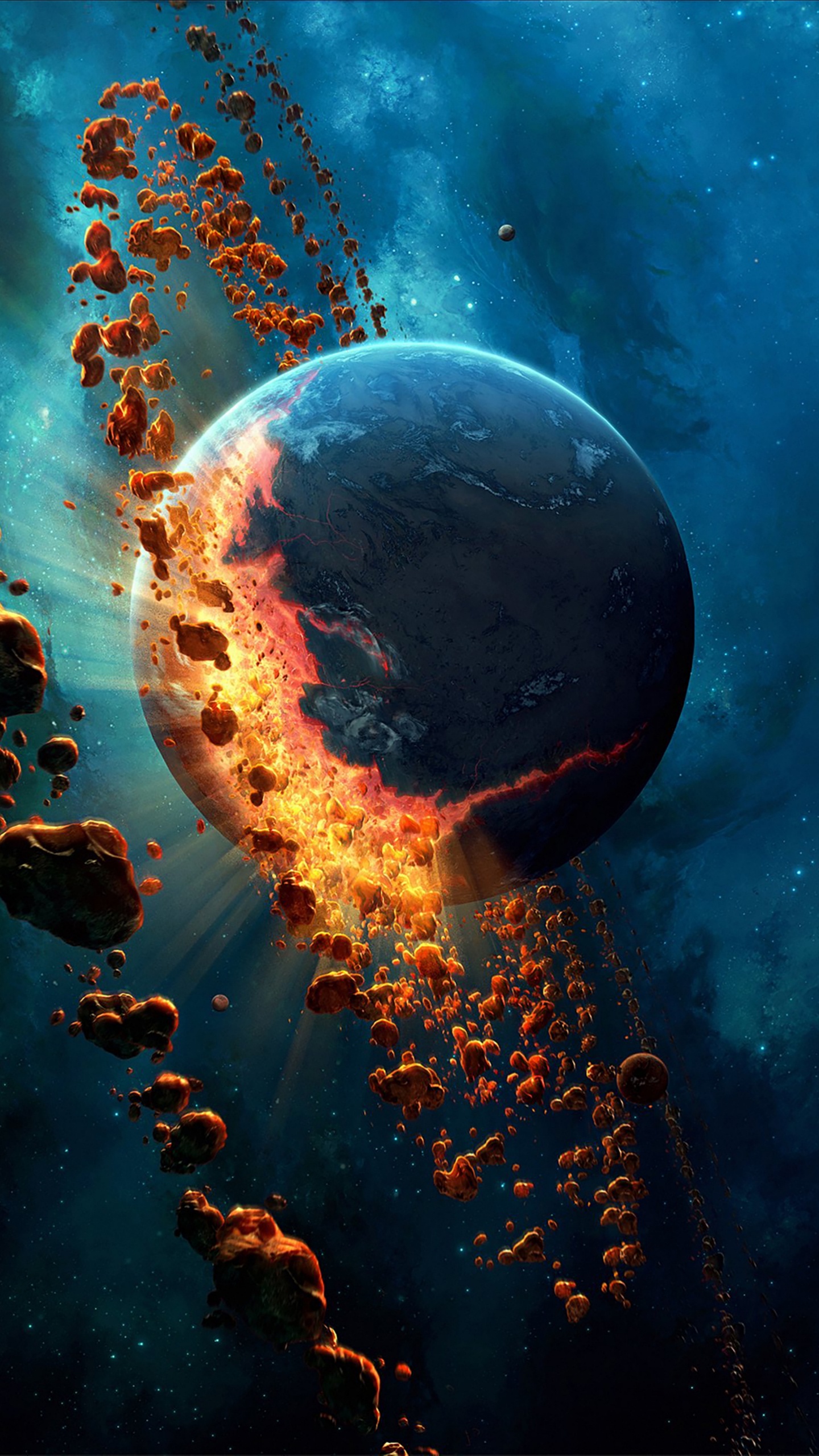 Обои земля, планета, космос, мир, стратегии видео игры в разрешении 1440x2560