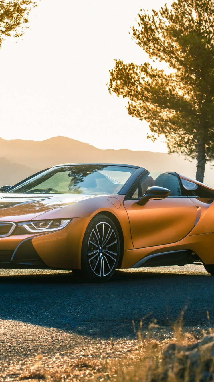 Обои БМВ родстера i8, легковые автомобили, спорткар, Лексус ЖХ, 2016 БМВ и8 в разрешении 750x1334