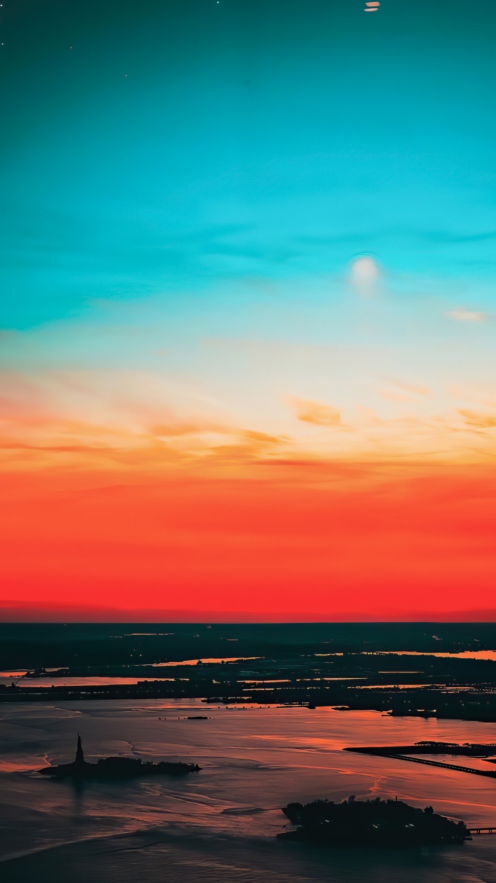 Обои послесвечение, вода, облако, жидкий, природный ландшафт в разрешении 720x1280