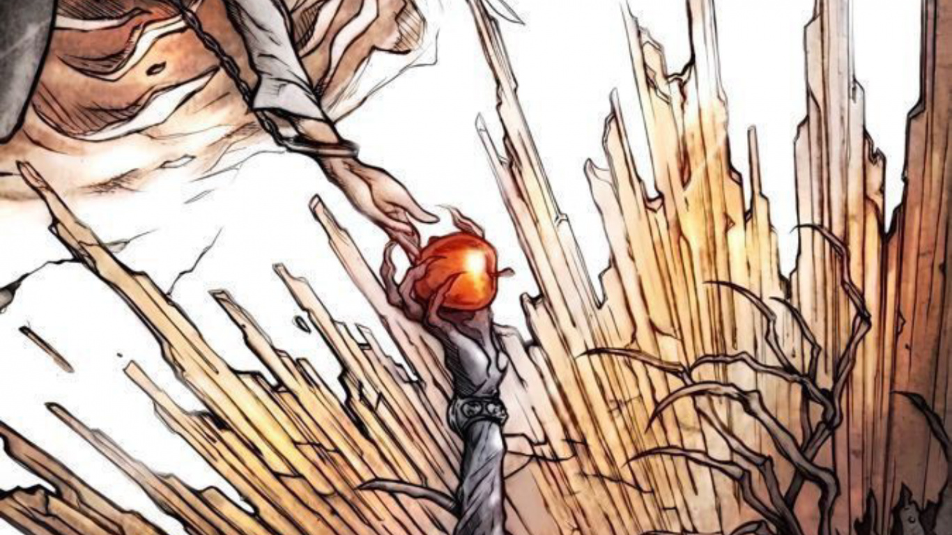 Обои иллюстрация, Ягами Лайт, арт, аниме арт, мультик в разрешении 1366x768