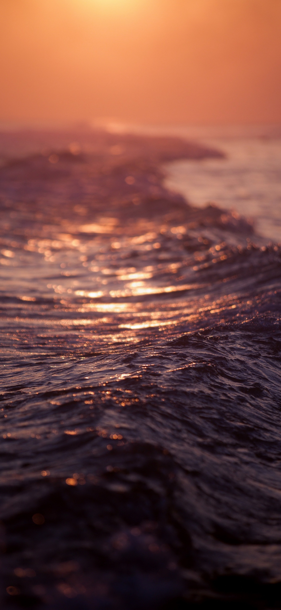 Обои море, soundcloud, вода, атмосфера, облако в разрешении 1125x2436