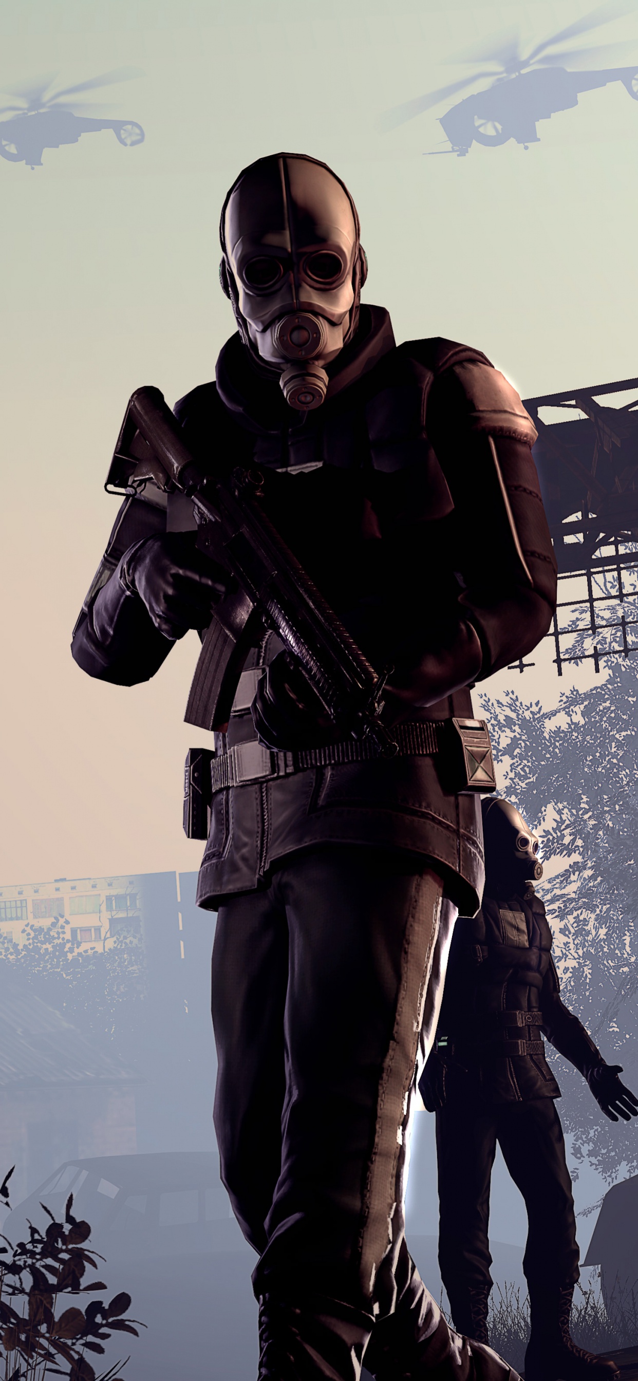 Обои игры, приключенческая игра, город, компьютерная игра, мир в разрешении 1242x2688