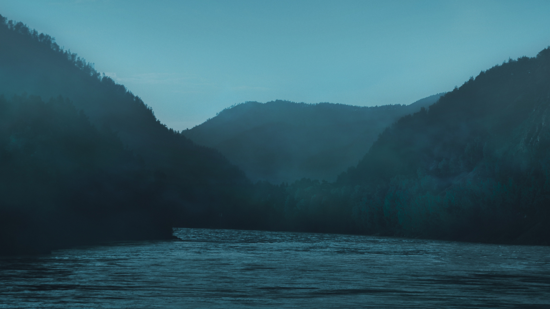 Обои водоем, природа, синий, вода, нагорье в разрешении 1920x1080