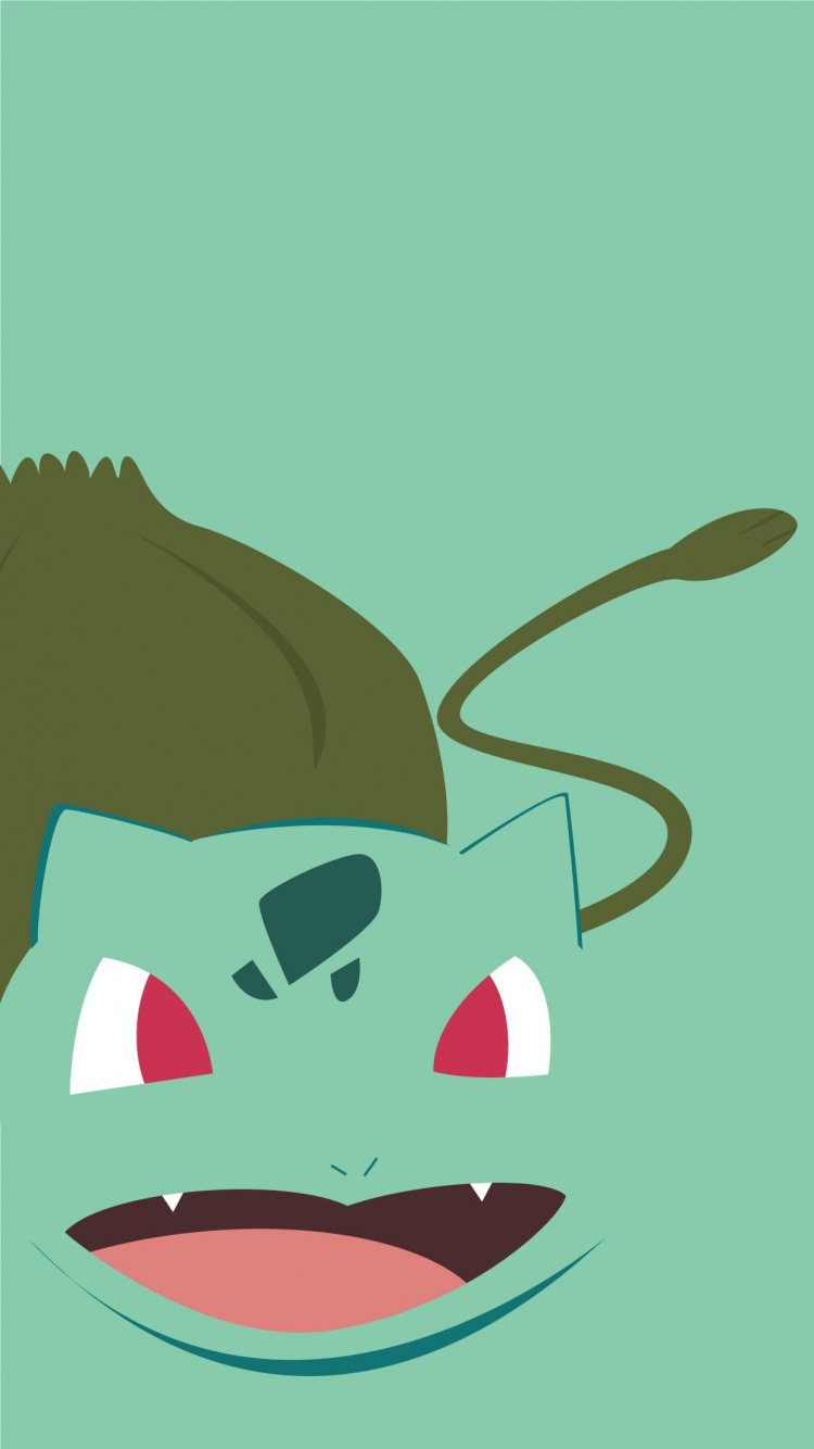 Обои Сайт pokmon идти, Бульбазавр, Чармандер, голова, мультфильм в разрешении 750x1334