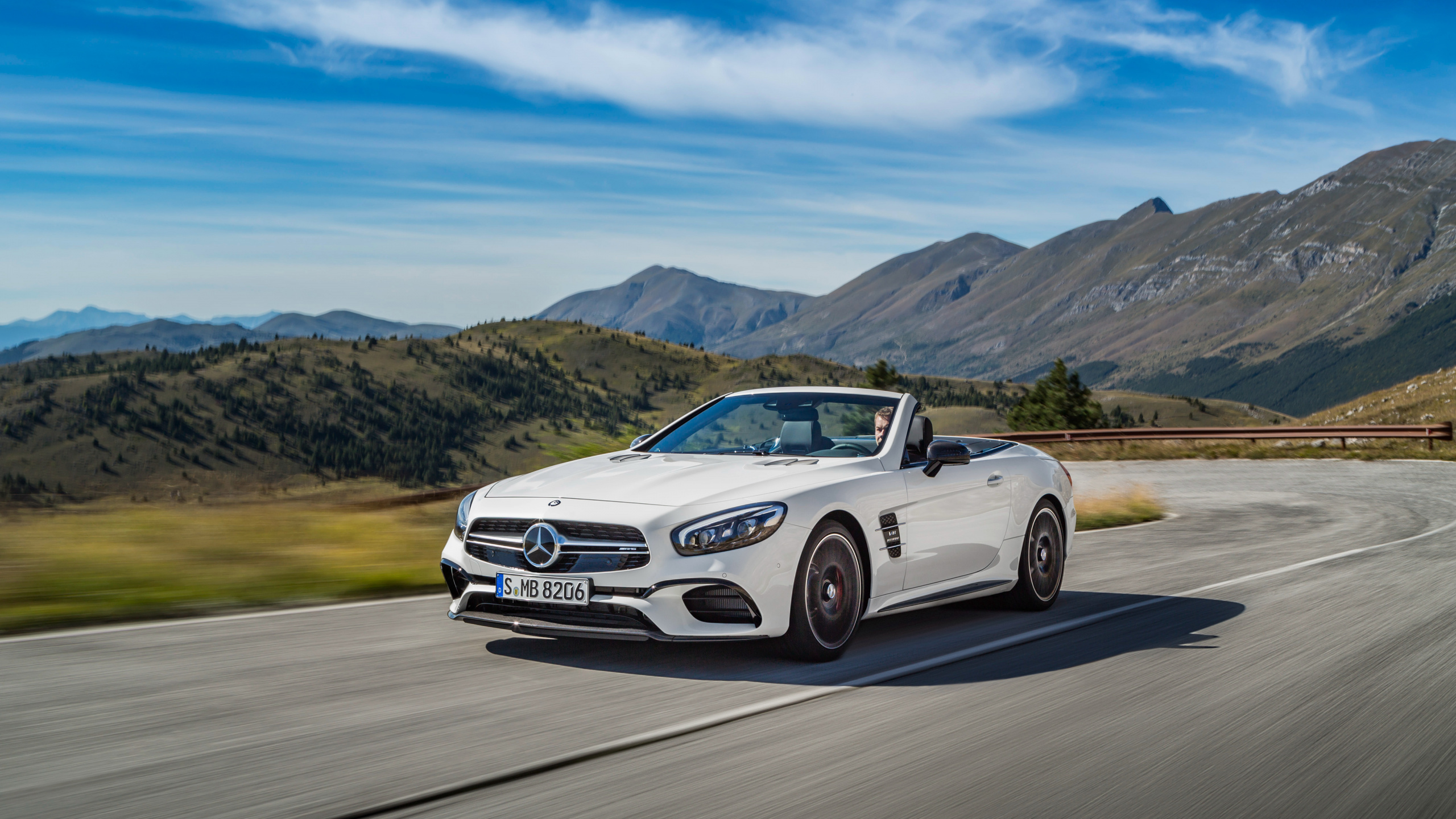 Обои авто, спорткар, Кабриолет, дорожное путешествие, вождение в разрешении 2560x1440