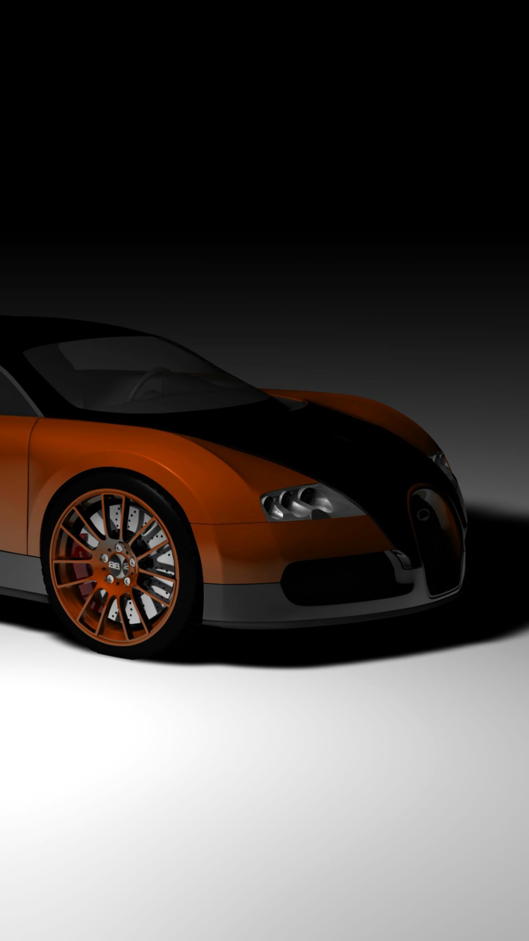 Обои bugatti, вид сбоку, концепция, боковой вид в разрешении 1080x1920