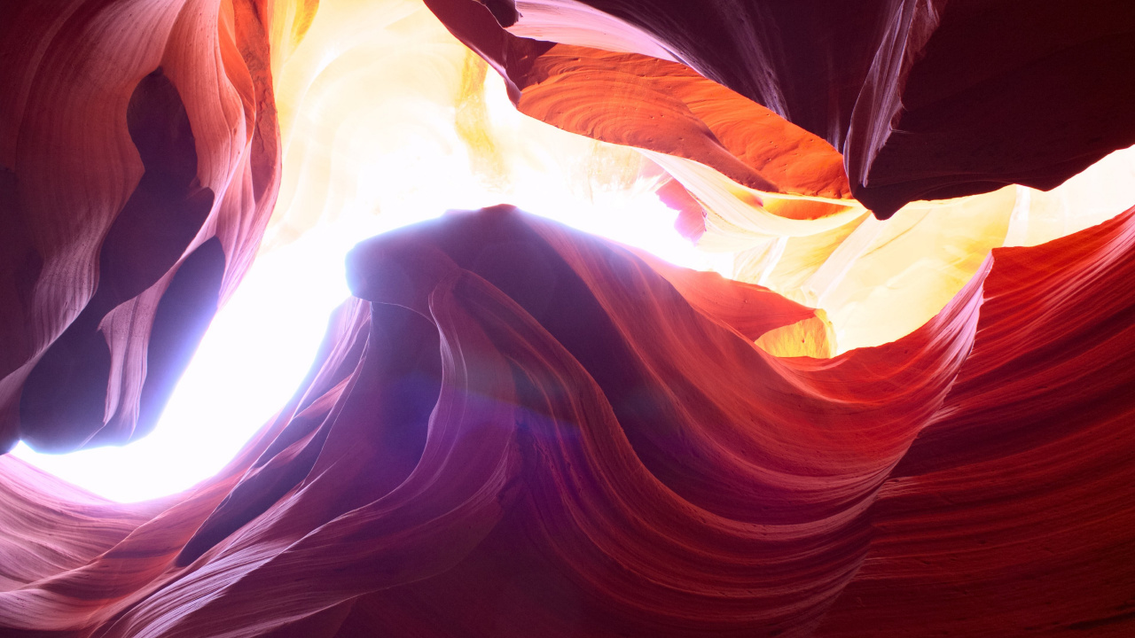 Обои каньон антилопы, большой каньон, долина монументов, каньон, Долина в разрешении 1280x720