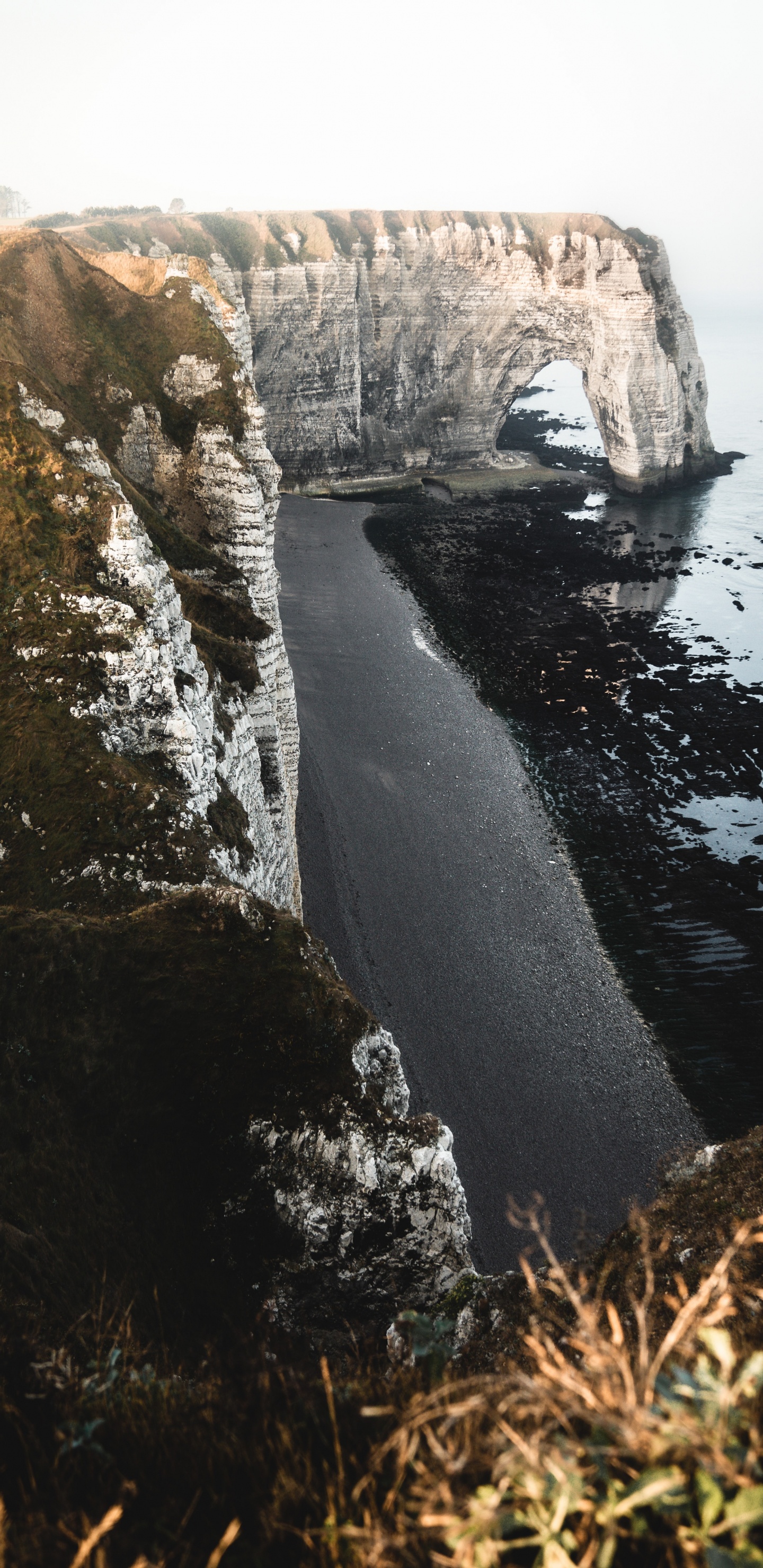 Обои побережье, прибрежные и океанические рельефы, вода, рок, море в разрешении 1440x2960