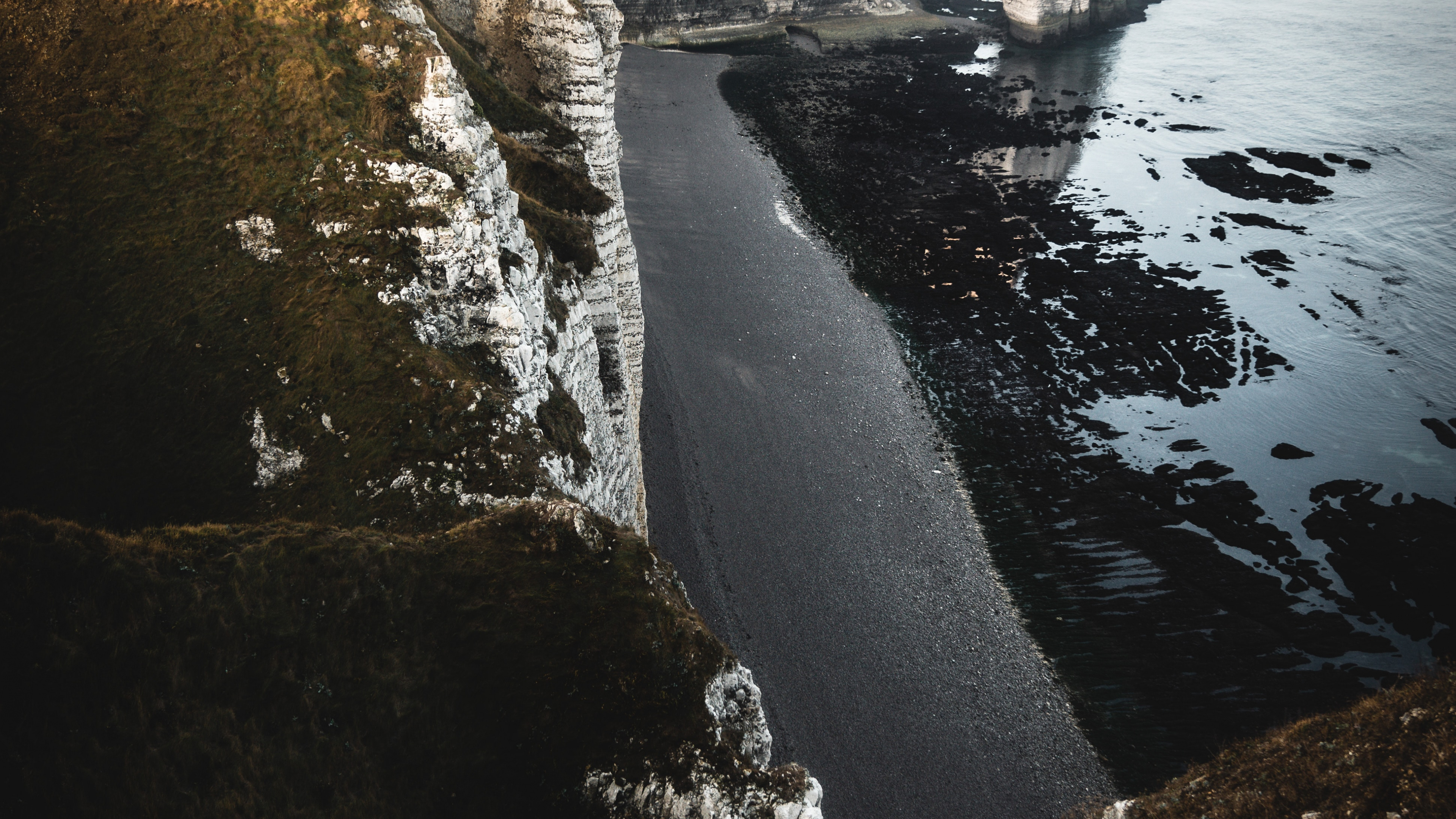 Обои побережье, прибрежные и океанические рельефы, вода, рок, море в разрешении 3840x2160