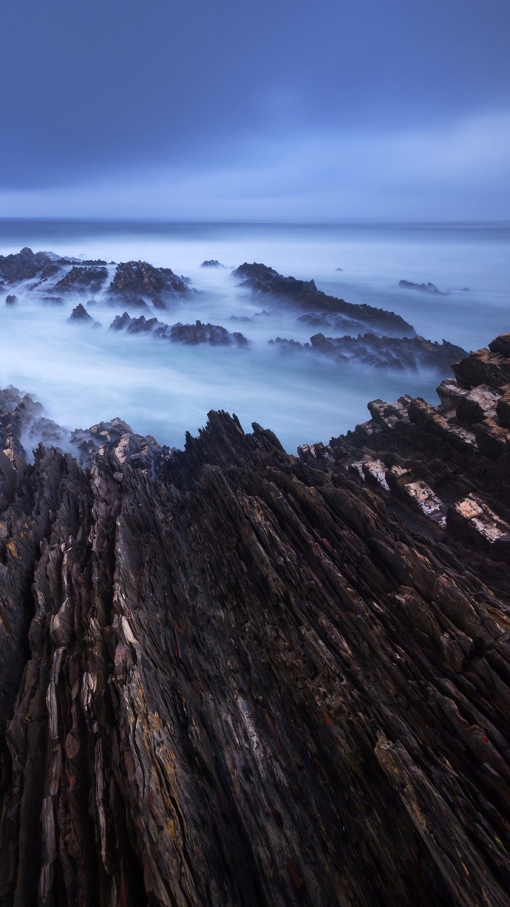 Обои море, побережье, океан, берег, рок в разрешении 720x1280