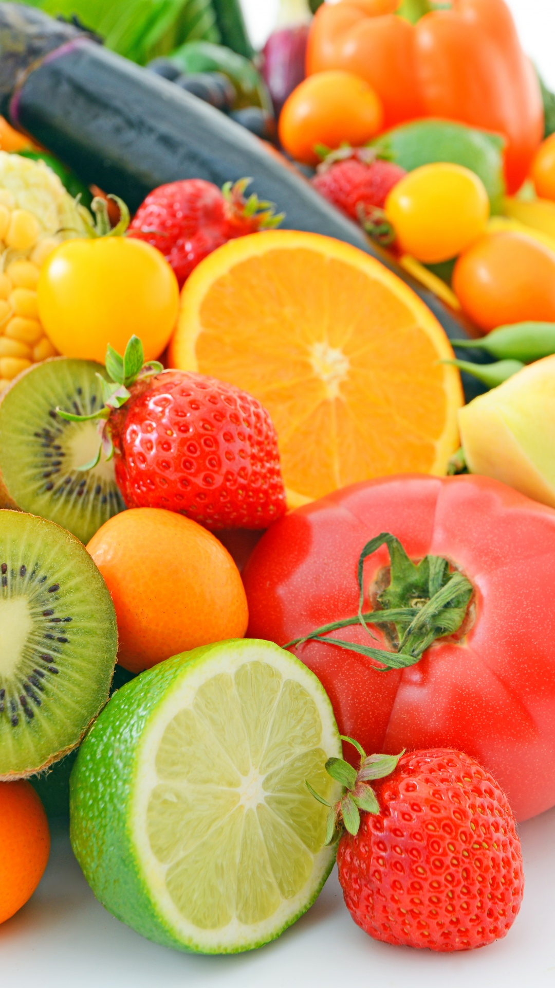 Обои фрукты, овощ, природные продукты, пища, суперфуд в разрешении 1080x1920