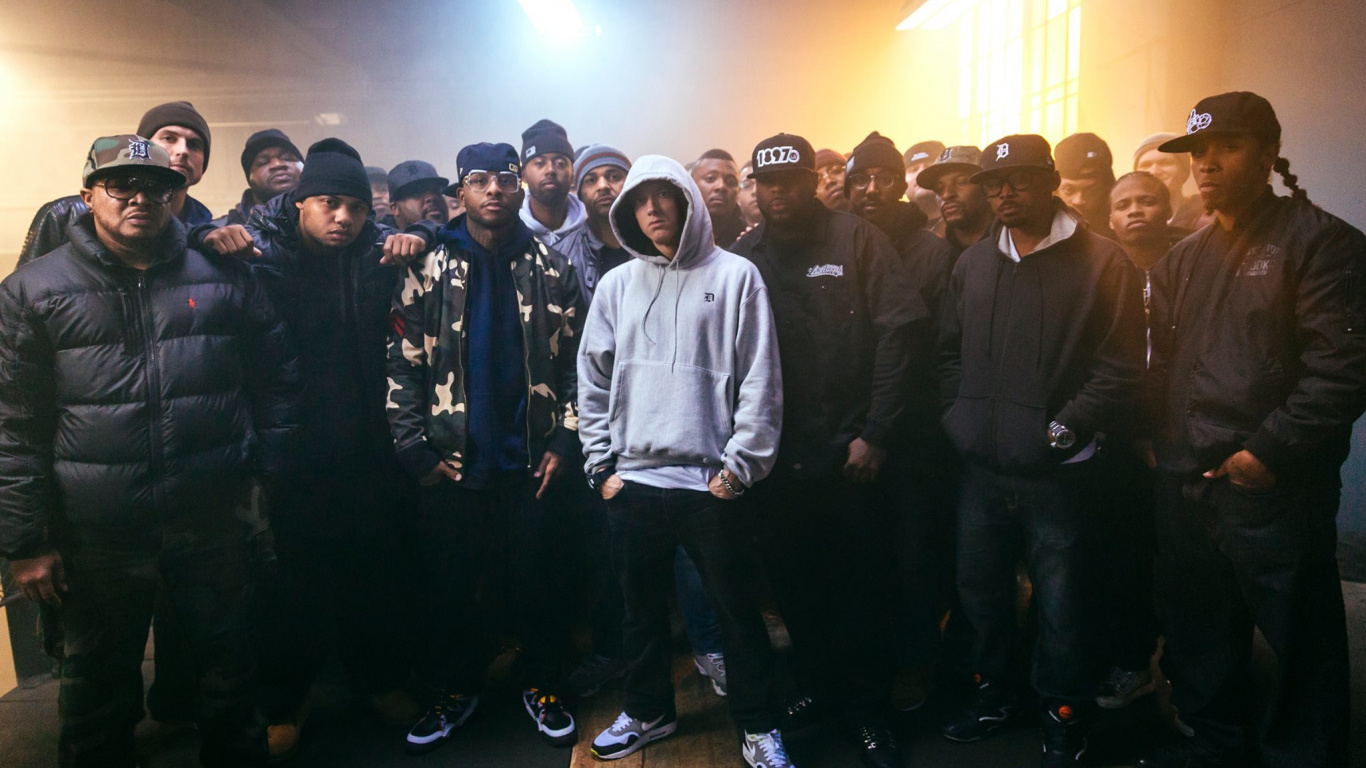 Обои eminem, рэп Бог, хип хоп музыка, Маршал Мэтерс ЛП, реппер в разрешении 1366x768