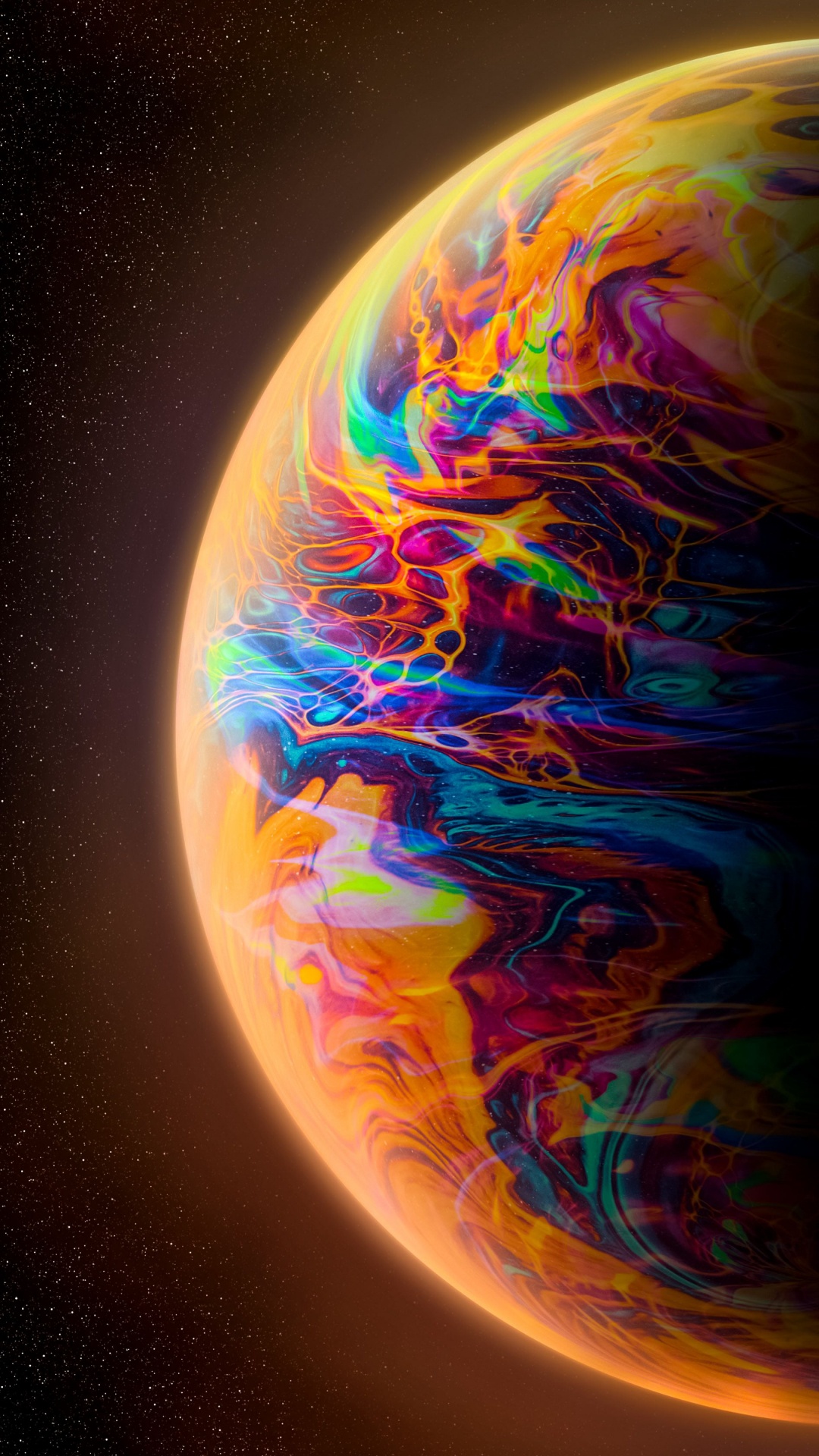 Обои атмосфера, иллюстрация, рисование, свет, природа в разрешении 1080x1920