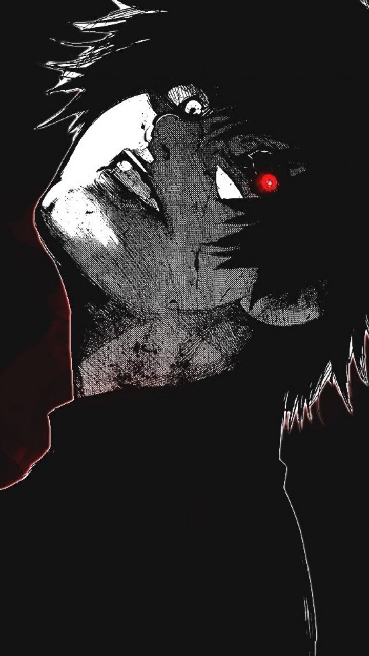 Обои Токио вурдалак, Манга, черный, темнота, графический дизайн в разрешении 720x1280