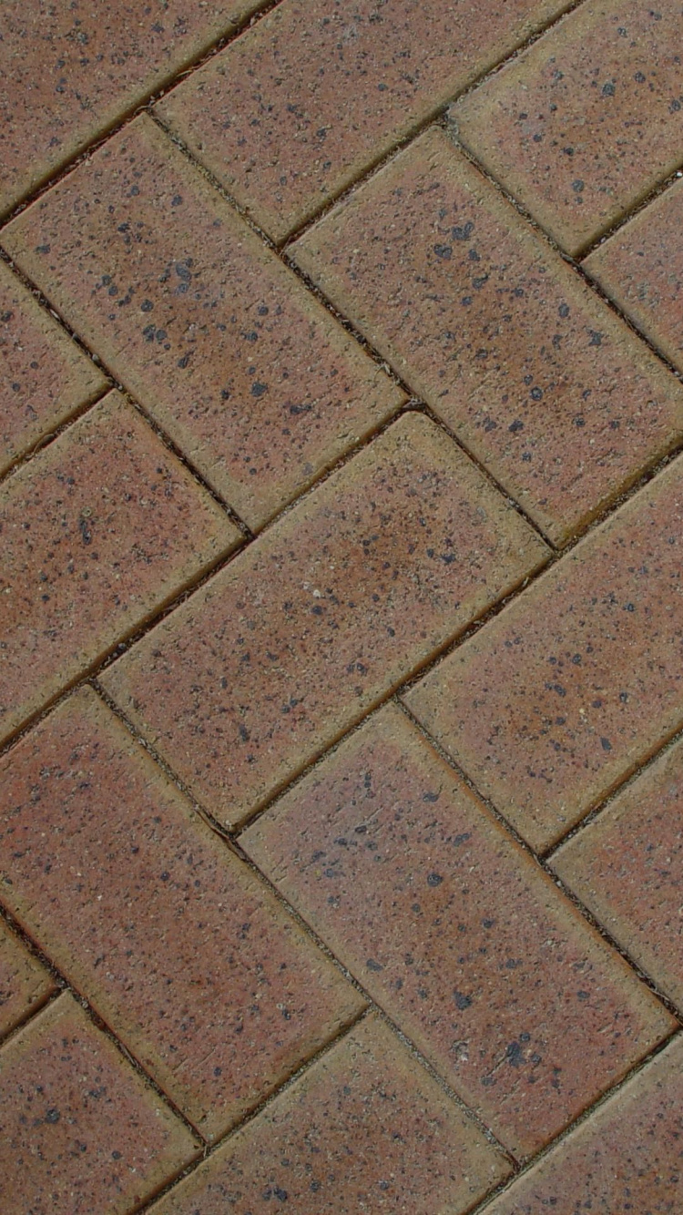 Обои кирпич для мощения, кирпич, Блок мощения, стена, дорожное покрытие в разрешении 750x1334