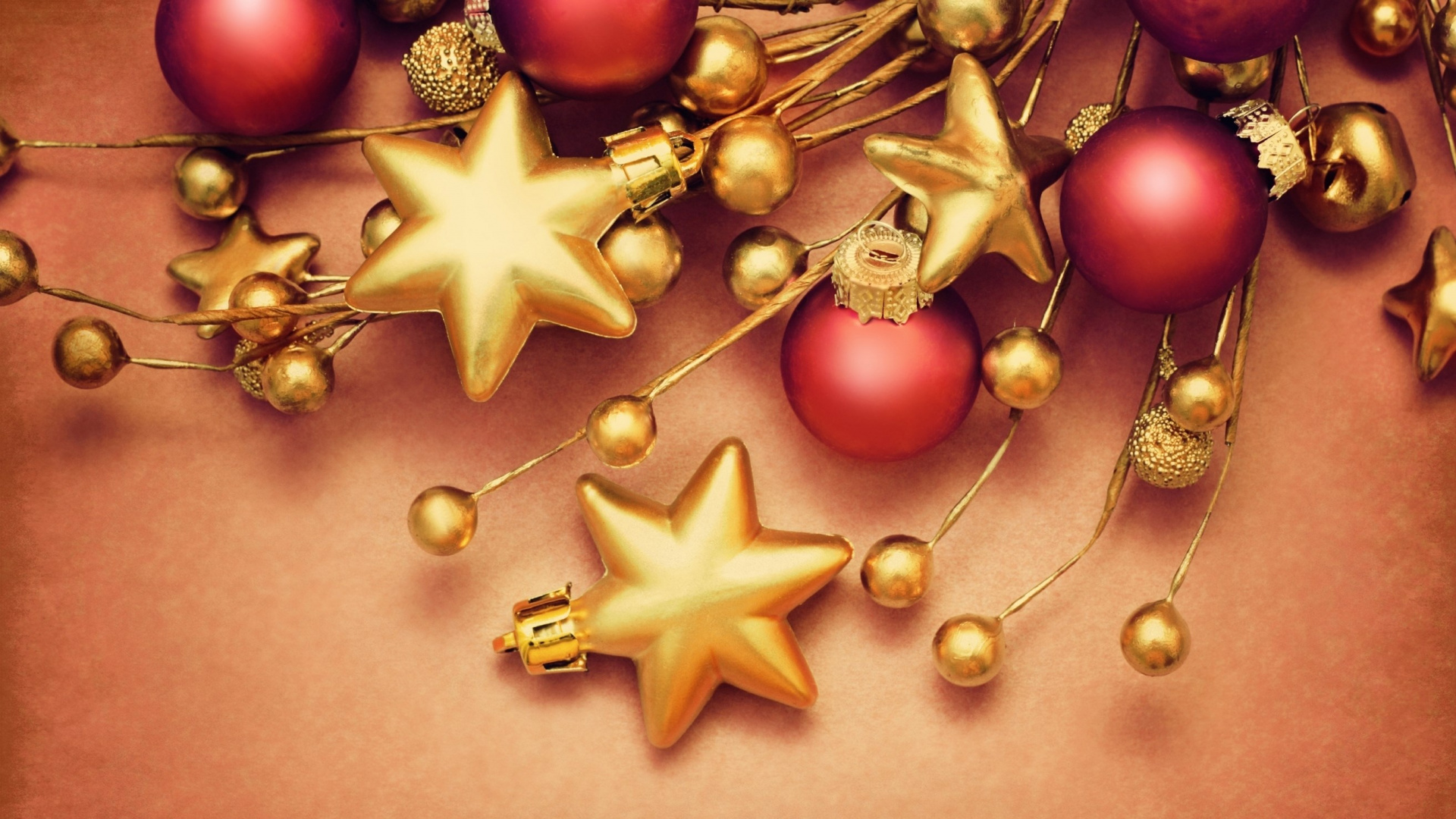 Обои Новый год, праздник, рождественский орнамент, Рождественские украшения, Рождественский день в разрешении 1920x1080