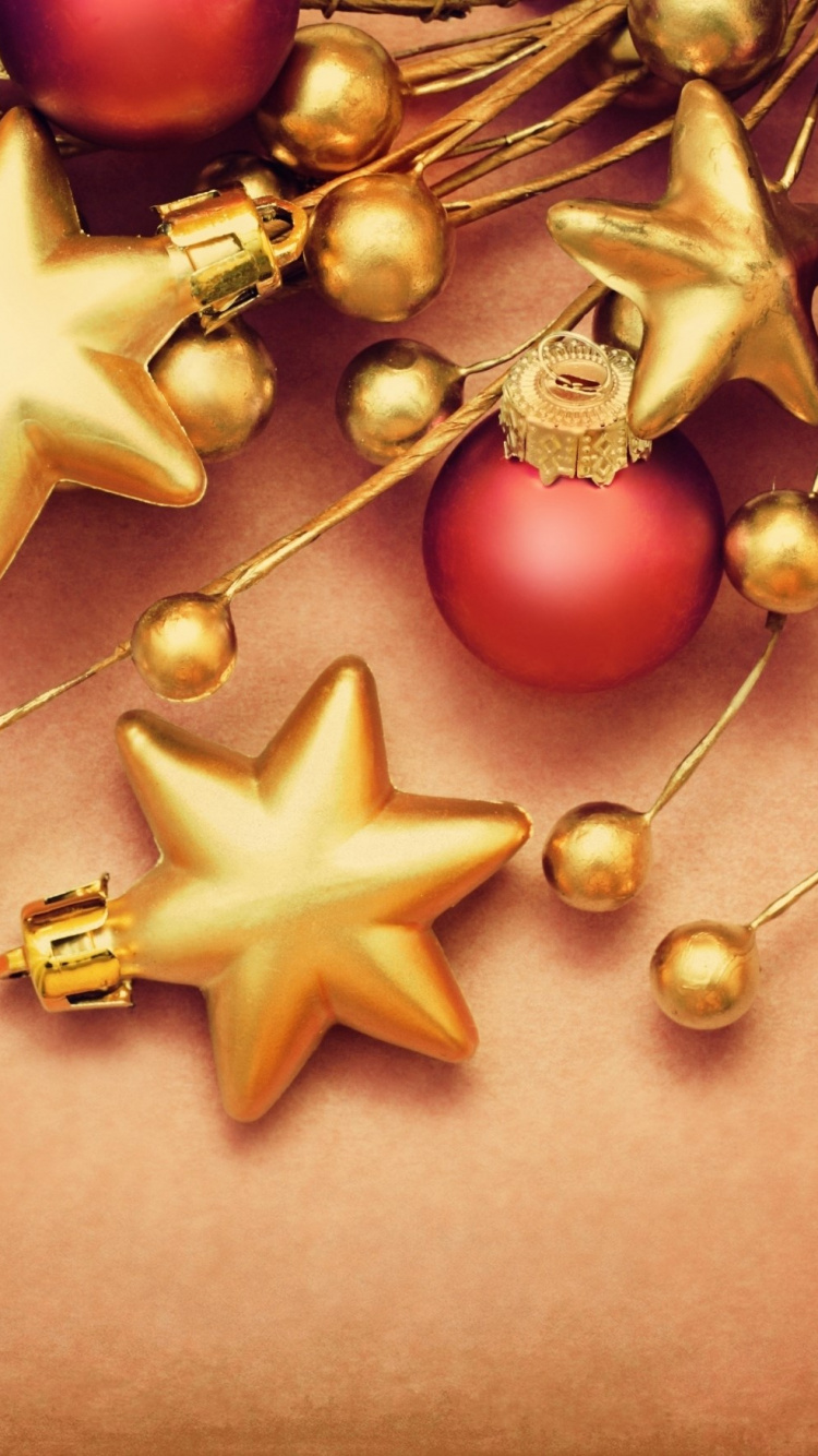 Обои Новый год, праздник, рождественский орнамент, Рождественские украшения, Рождественский день в разрешении 750x1334