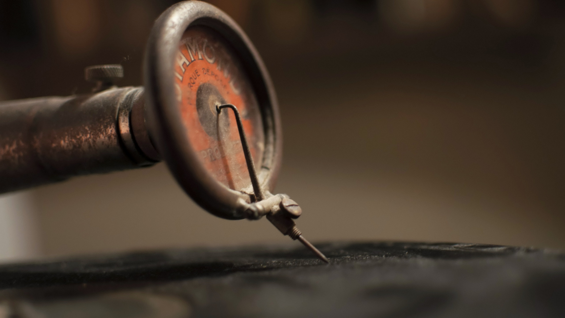 Обои звук, крупный план, граммофон, электроника, громкоговоритель в разрешении 1920x1080