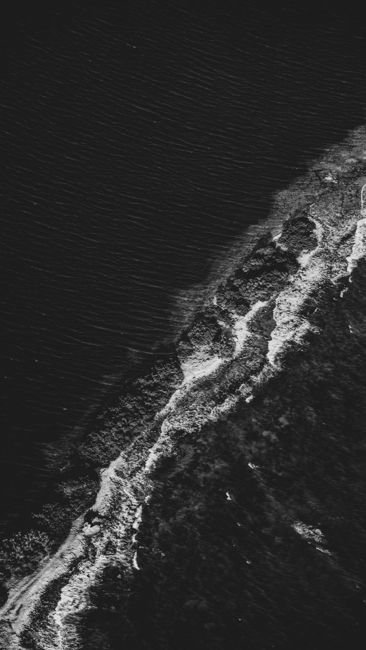 Обои атмосфера земли, черный, вода, атмосфера, море в разрешении 720x1280