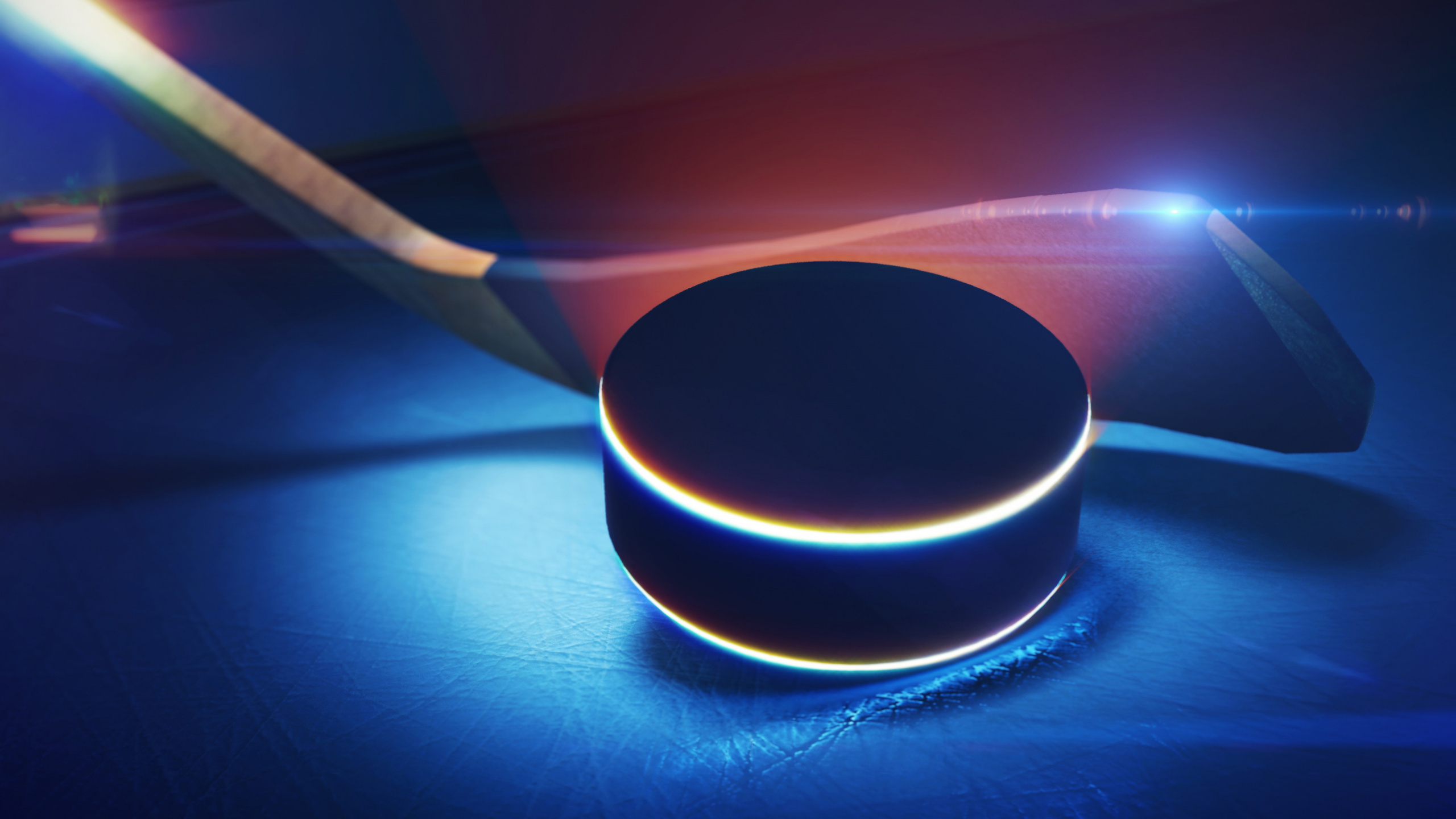 Обои хакер, национальная хоккейная лига, хоккейная шайба, хоккей на льду, хоккей в разрешении 2560x1440