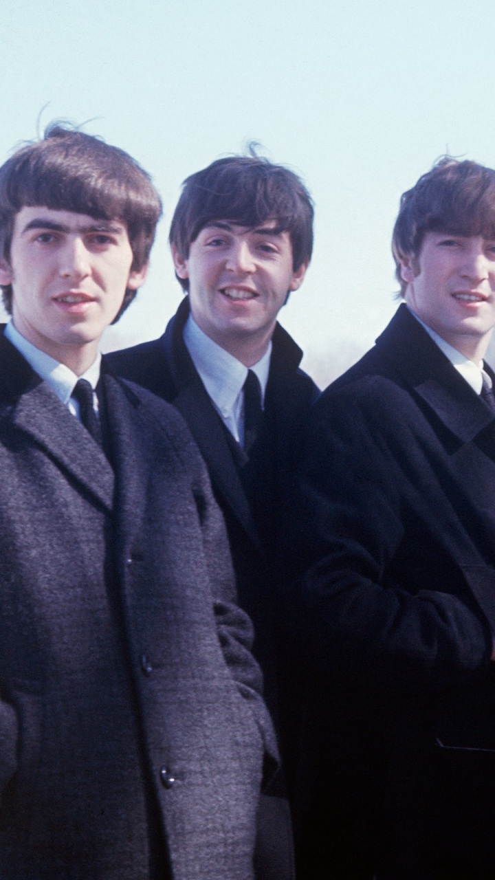Обои пол Маккартни, Ринго Старр, The Beatles, социальная группа, официальная одежда в разрешении 720x1280