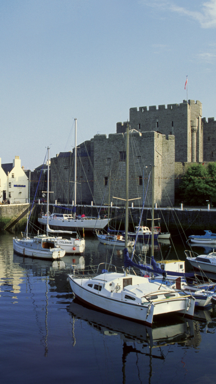 Обои Марина, гавань, лодка, порт, перевозка воды в разрешении 750x1334