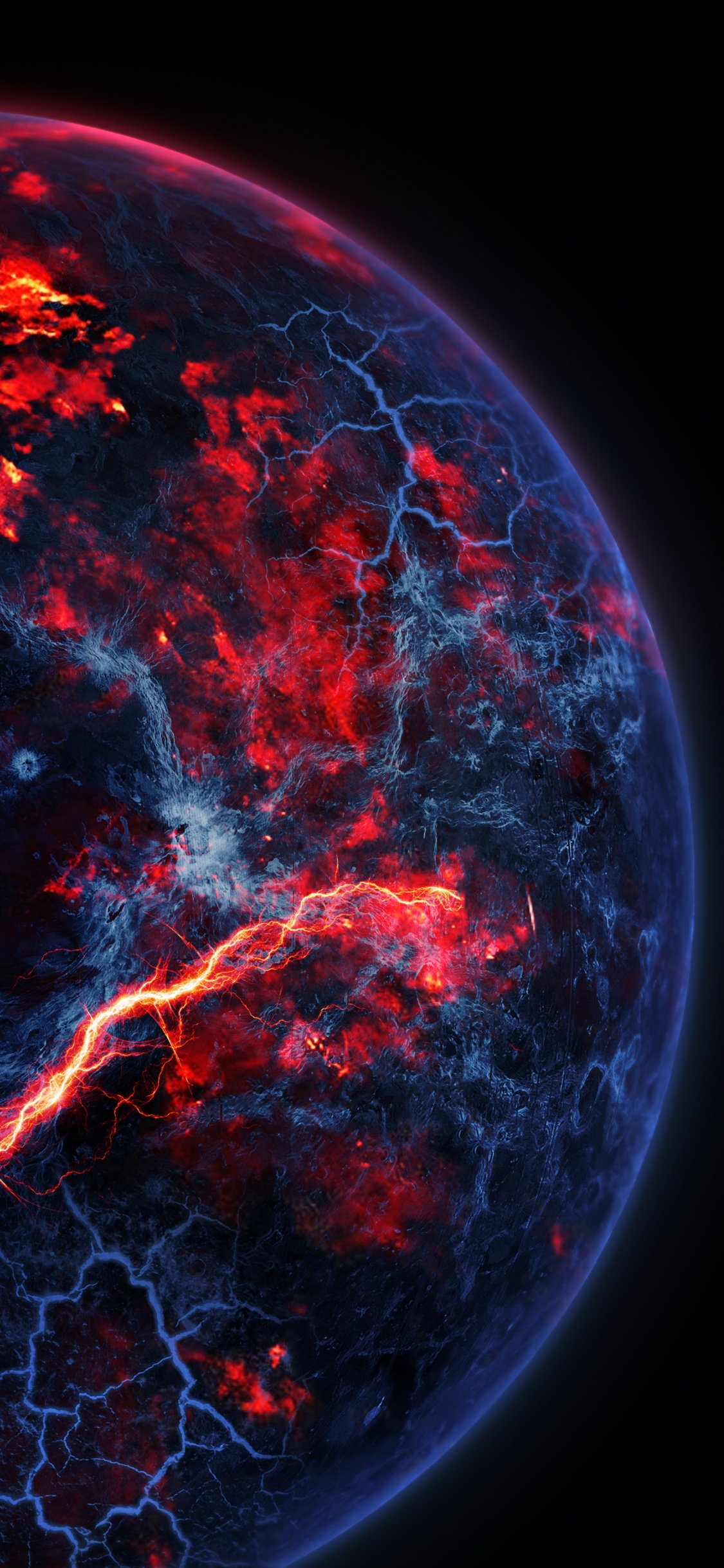 Обои смартфон, атмосфера, мир, астрономический объект, наука в разрешении 1125x2436