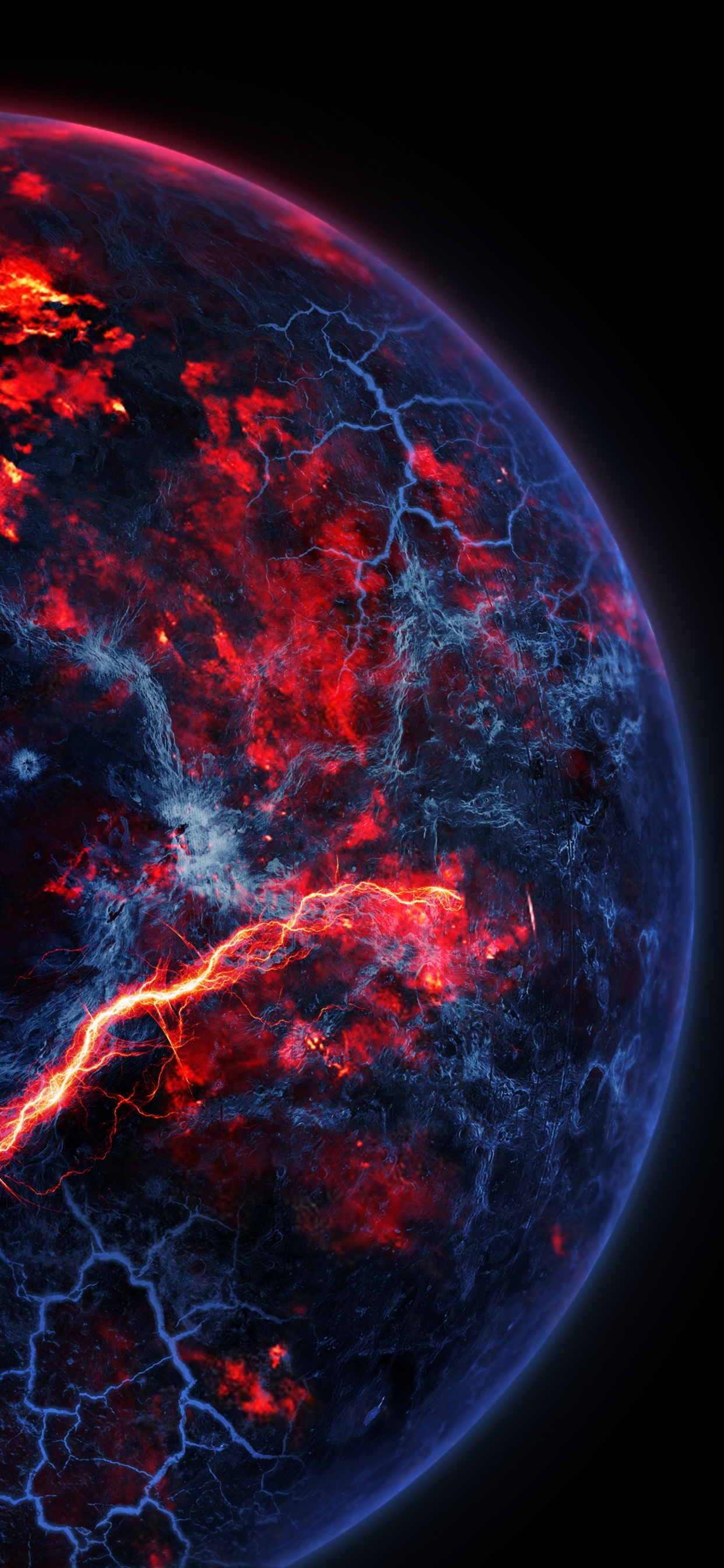 Обои смартфон, атмосфера, мир, астрономический объект, наука в разрешении 1242x2688