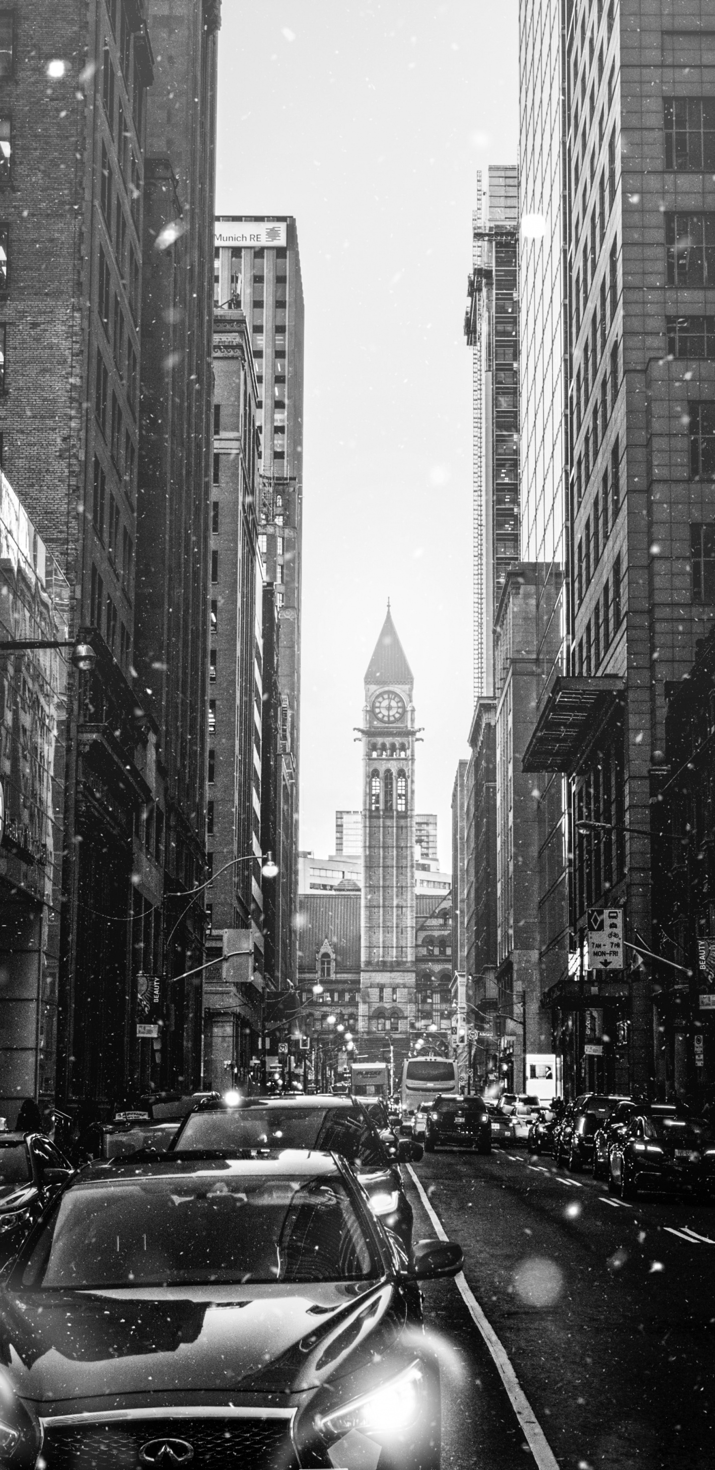 Обои метрополия, белые, городской район, черный, город в разрешении 1440x2960